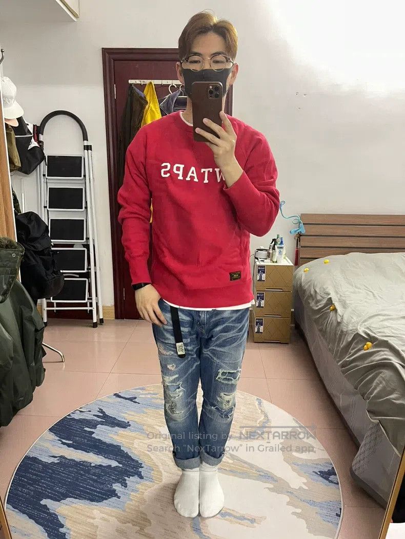 Wtaps Wtaps Red hoodie Size US M / EU 48-50 / 2 - 2 Thumbnail
