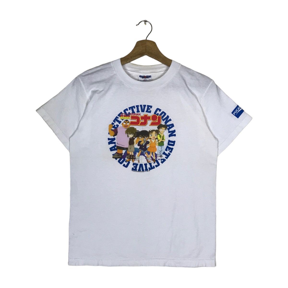 Vintage 90s Detective Conan Japanese Manga Series Tee Shirt