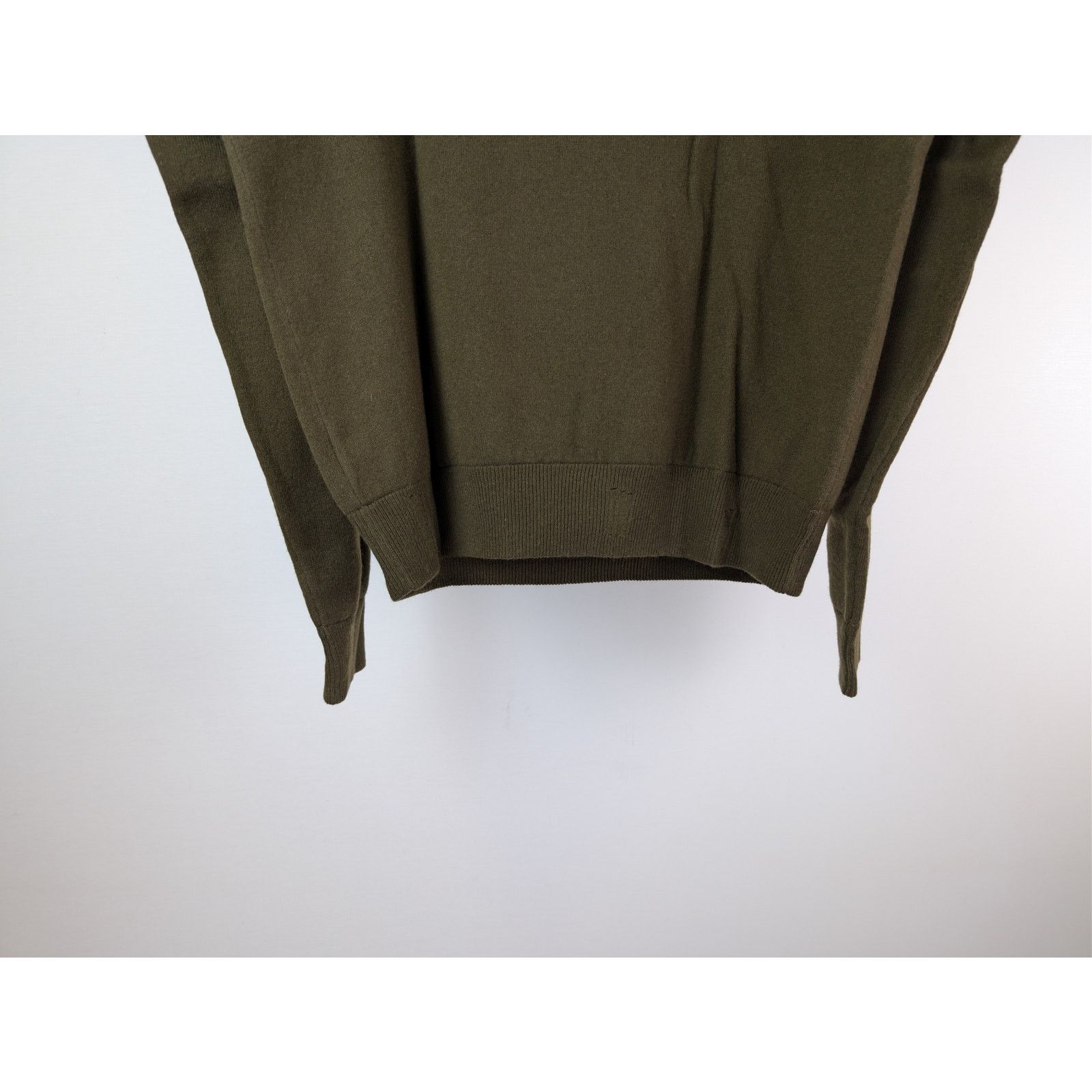 Amiri o1rshd1 Cut away Logo Crewneck Sweatshirt Military/Nastrium Size US M / EU 48-50 / 2 - 11 Thumbnail