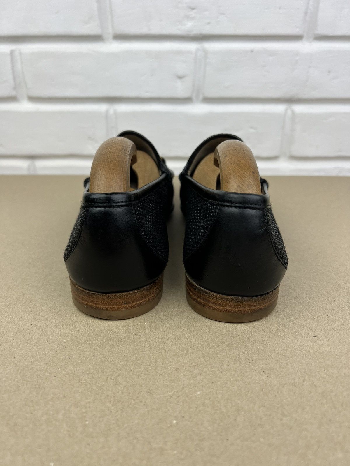 Gucci GUCCI Loafers Leather Shoes 1953 HORSEBIT Buckle Black Men’s Size US 8 / EU 41 - 10 Thumbnail