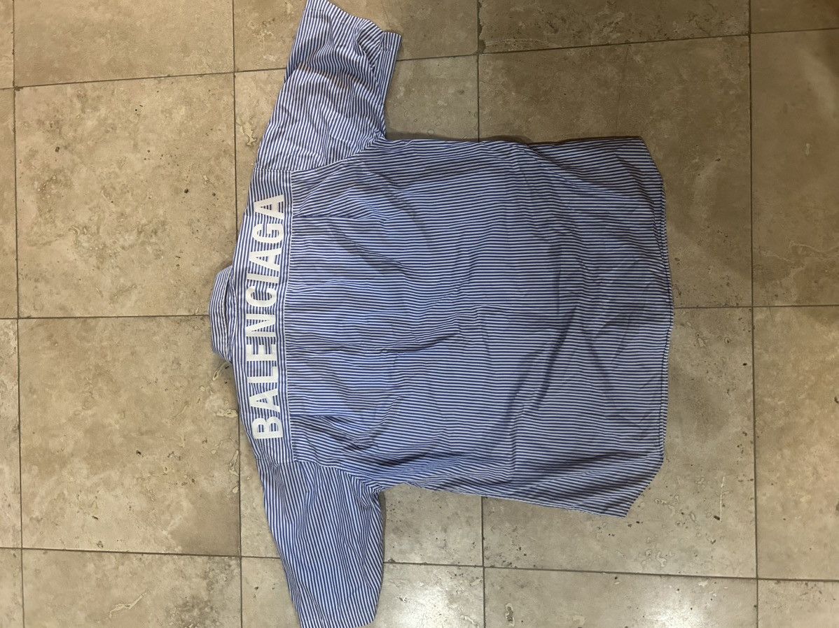Balenciaga Balenciaga Striped Button Up Size US L / EU 52-54 / 3 - 2 Thumbnail