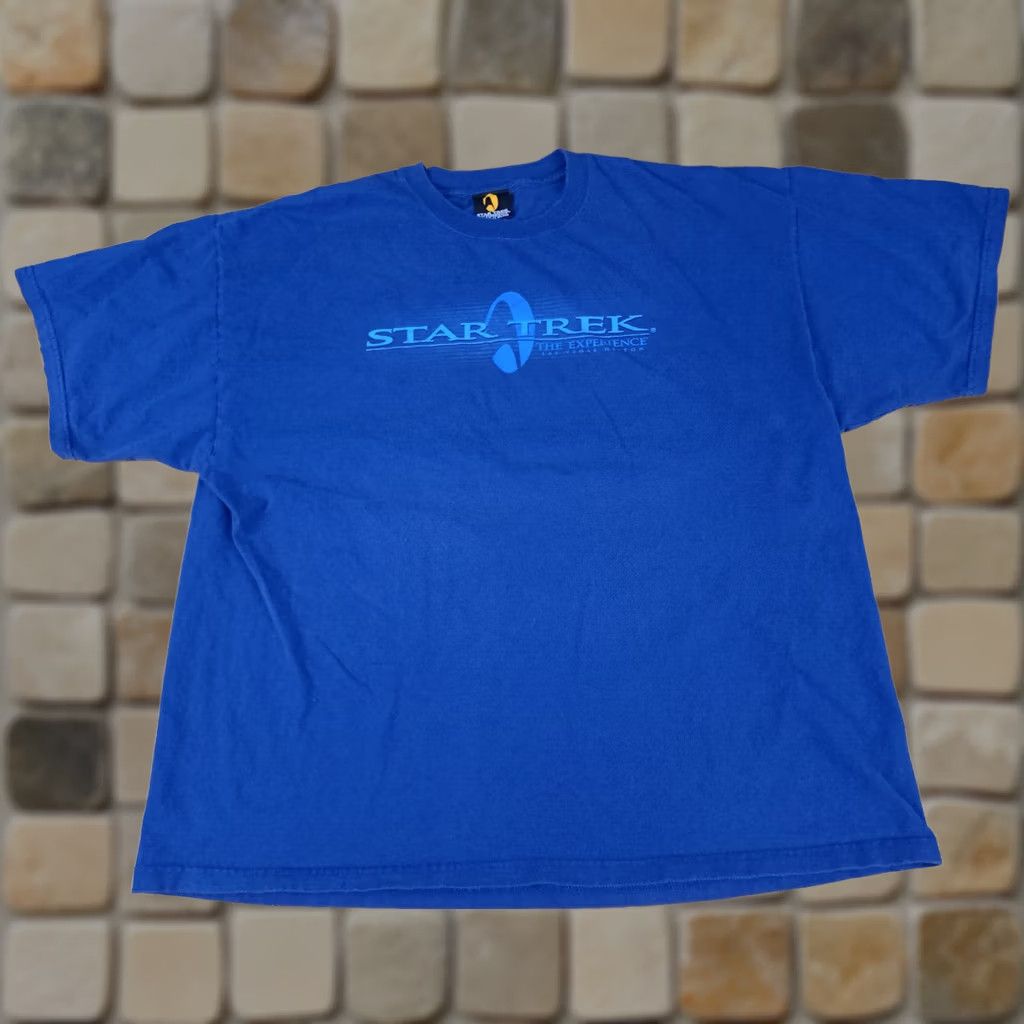 Vintage VINTAGE Star Trek The Experience XXL Blue T-Shirt Unisex Adults Short Sleeve 2XL Sci-fi Star Trek Shirt Mens/Womens Size US XXL / EU 58 / 5 - 1 Thumbnail