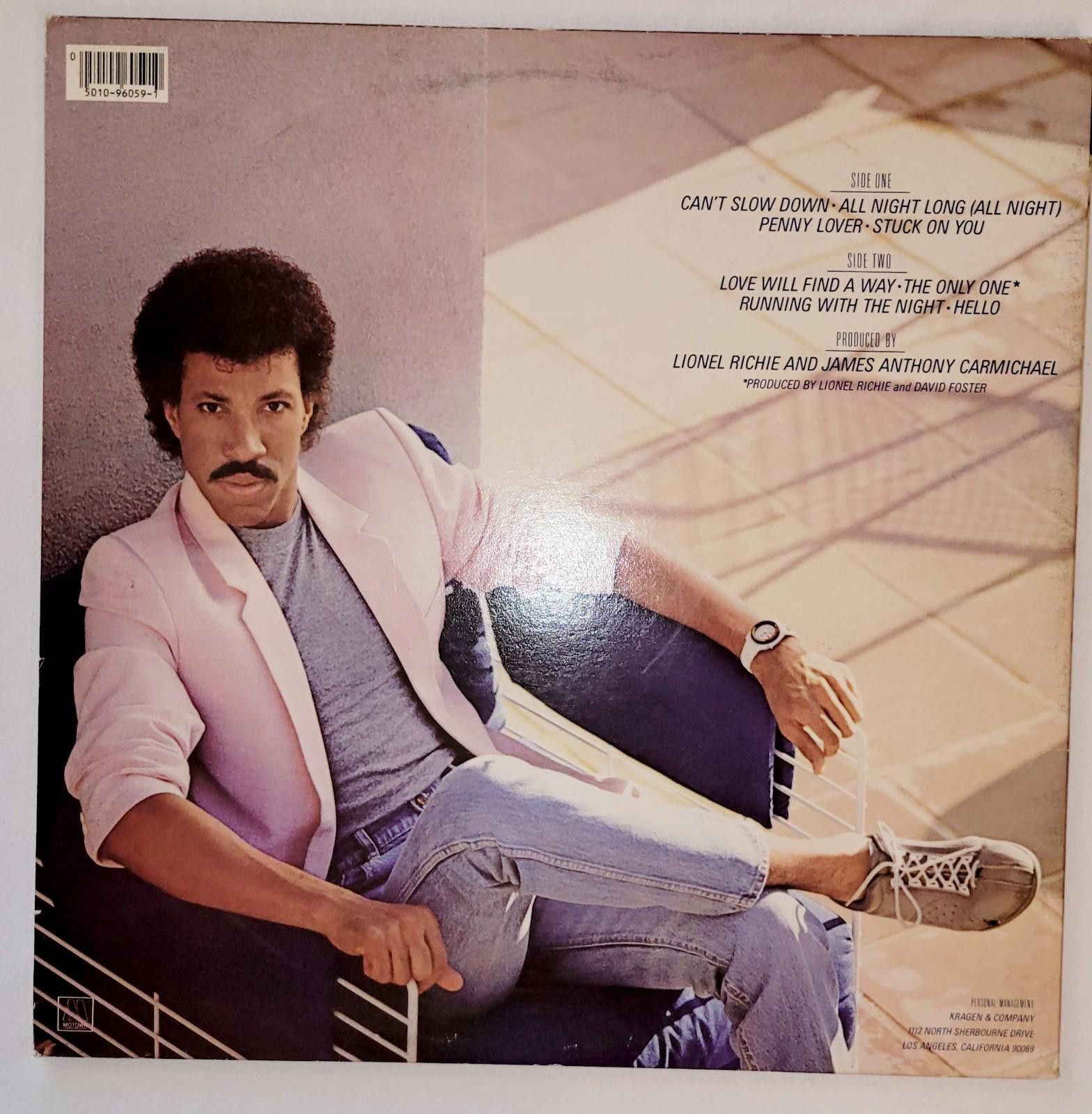 Designer LIONEL RICHIE: Can’t Slow Down 1983 Motown 6059 Vinyl LP Size ONE SIZE - 2 Thumbnail