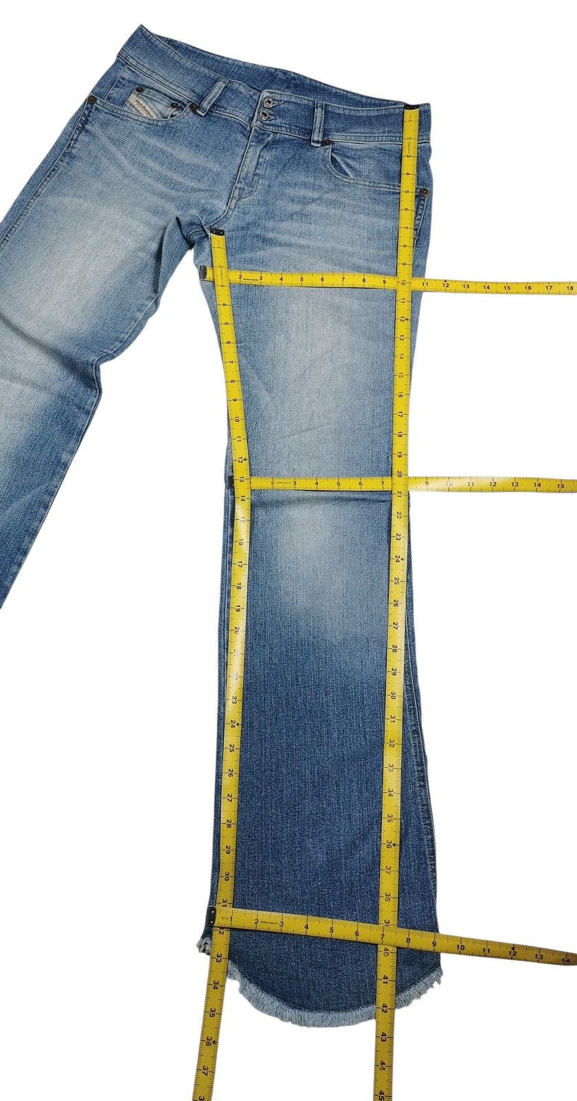 Diesel Vintage y2k Diesel Flared Bootcut Jeans 🟦Size 32x33 Size 32" / US 10 / IT 46 - 12 Thumbnail