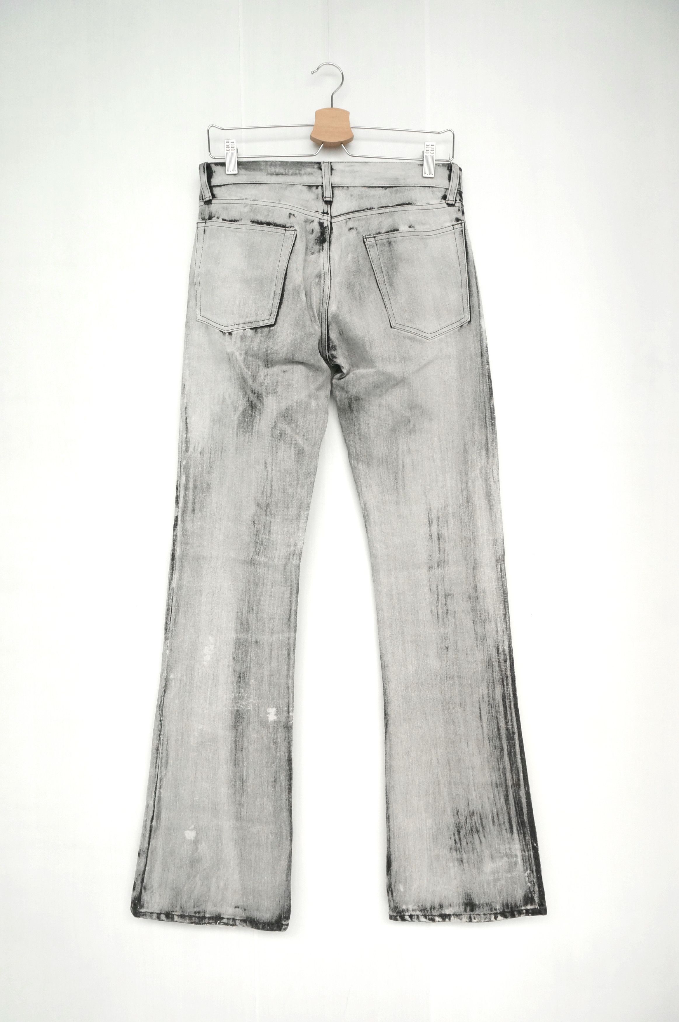 Vintage 🔥Dope Japan EDGE RUPERT Flared Acid Wash Vintage Jeans Size US 29 - 2 Thumbnail