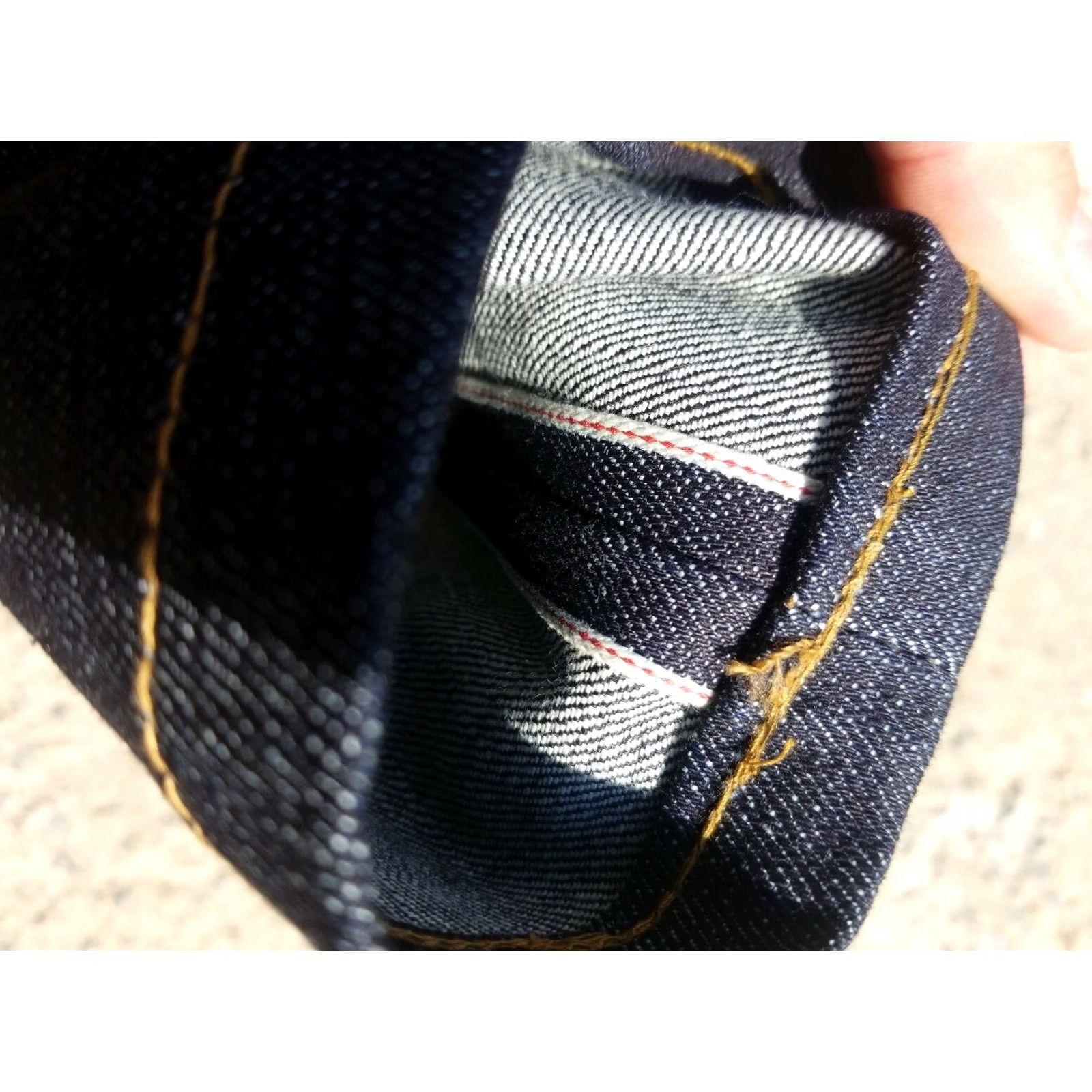Denime COAT OF ARMS JEANS Denim Selvedge 28x36 Blue Brooklyn Lower East Side 100% Cotton Button Fly Regular Mens” Size US 28 / EU 44 - 4 Thumbnail