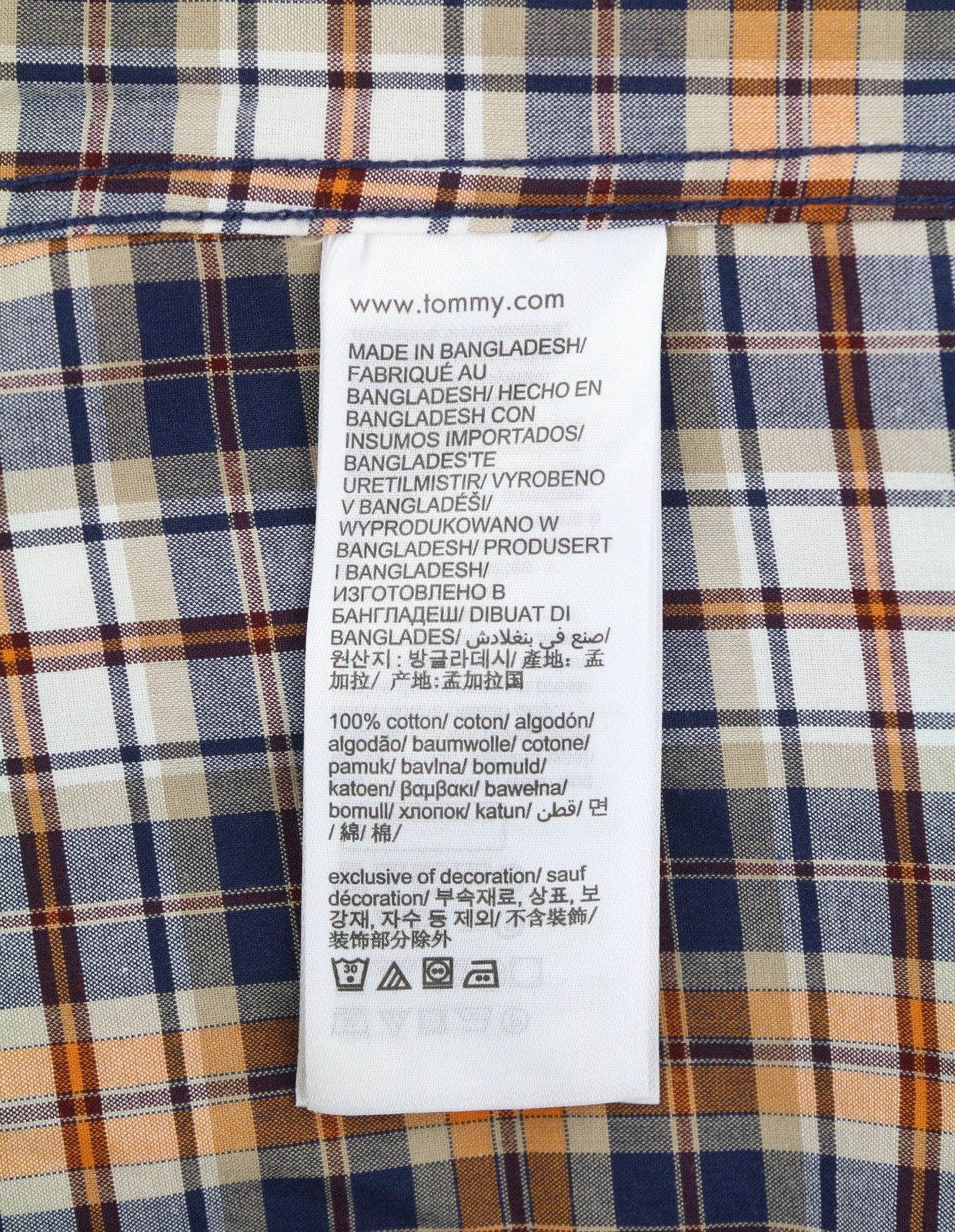Tommy Hilfiger THFLEX POPLIN M Plaid Button-Down 87682 Size US M / EU 48-50 / 2 - 7 Thumbnail