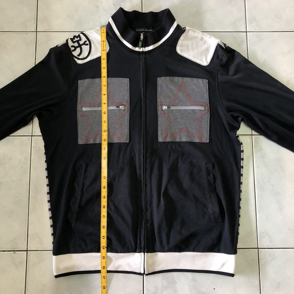 Jean Charles De Castelbajac Castlebajac Track Zip-Up Jacket Star Design & Embroidery Size US M / EU 48-50 / 2 - 21 Thumbnail