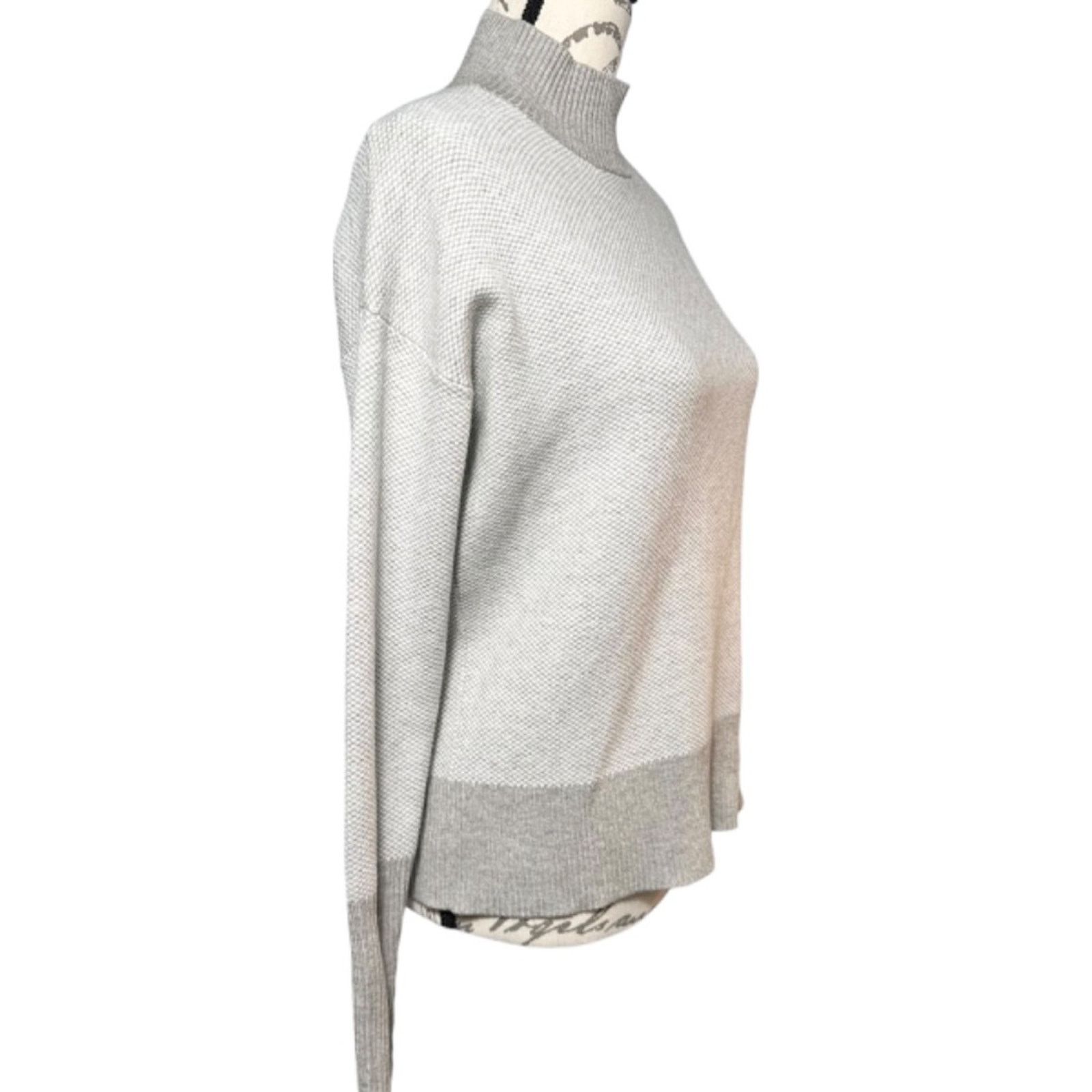 Rachel Zoe Rachel Zoe Mock Neck Grey Sweater, Soft Knit, Size XS NWT Size S / US 4 / IT 40 - 2 Thumbnail