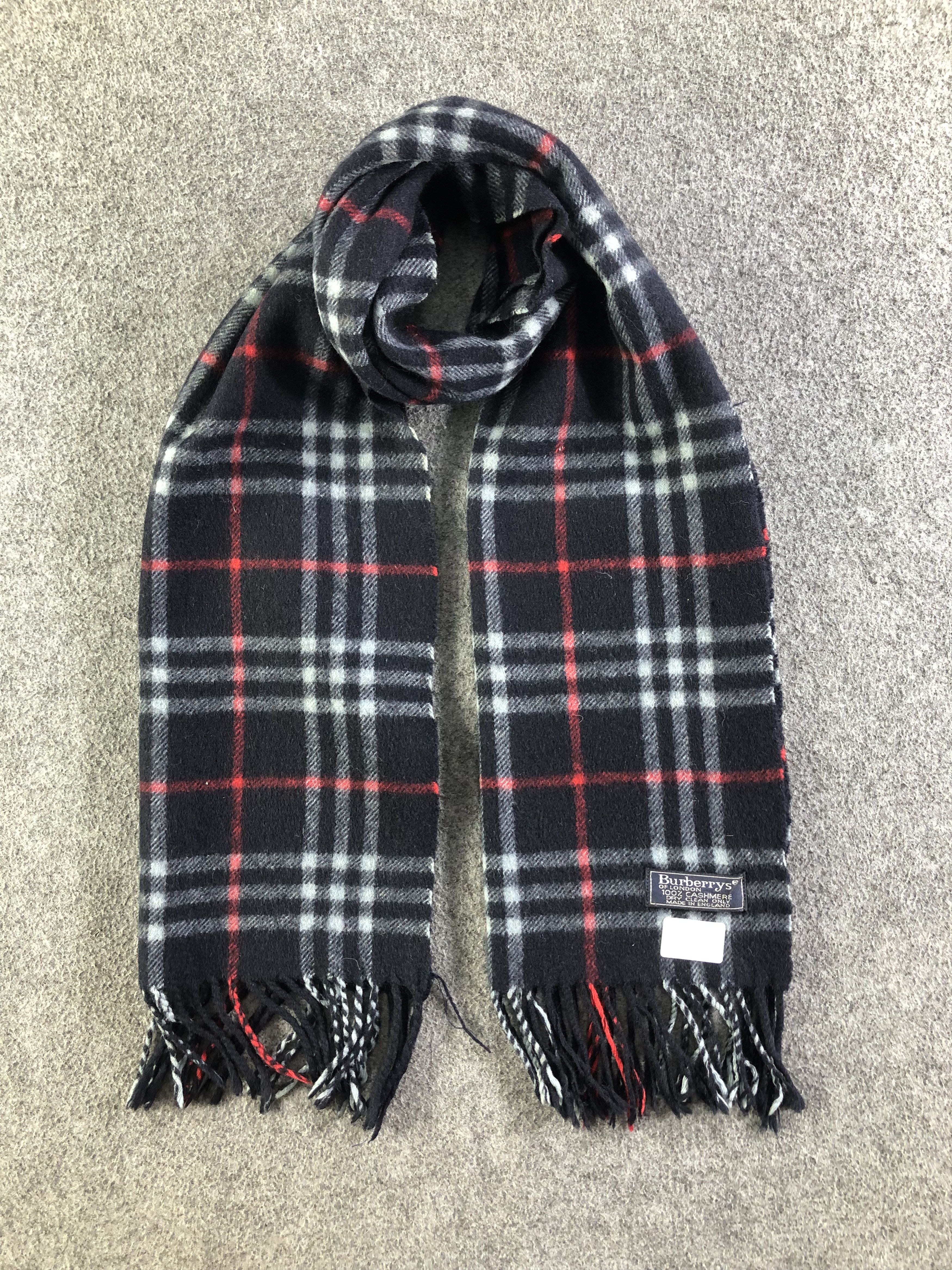Burberry Burberrys Cashmere Scarf / Muffler / Neckwear SS1304 Size ONE SIZE - 1 Thumbnail