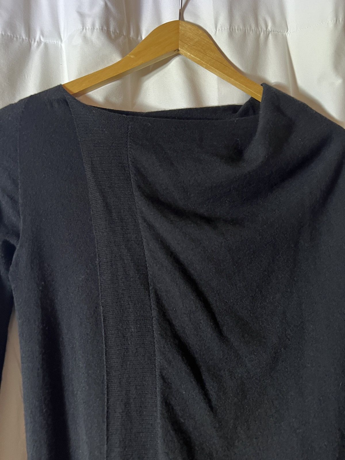 Rick Owens Asymmetrical Ruck Owens bodycon dress strobe 22 Size S / US 4 / IT 40 - 2 Thumbnail