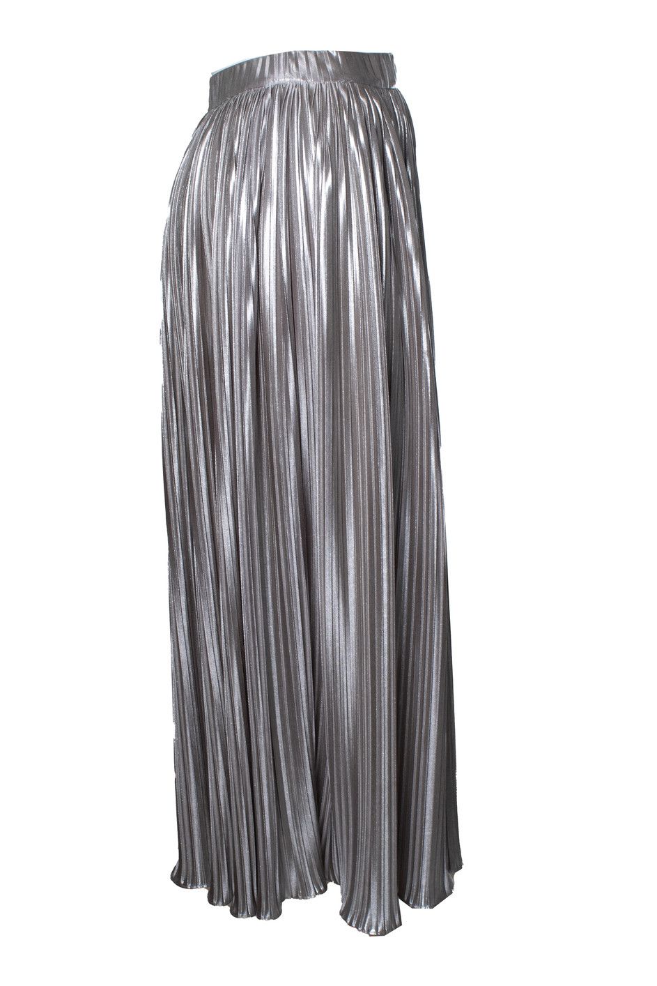 Other Saloni, metallic pleated skirt Size 28" / US 6 / IT 42 - 4 Thumbnail