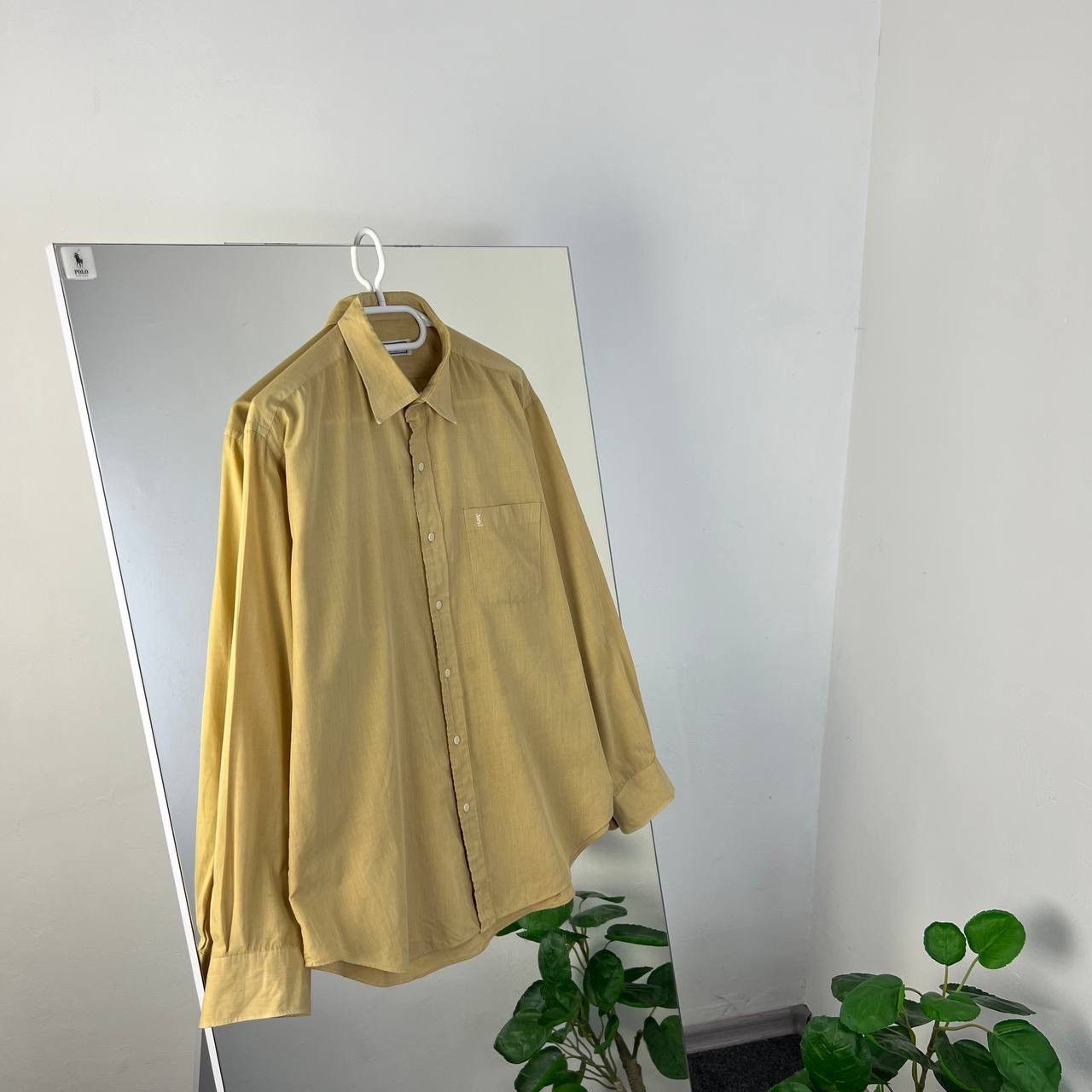 Yves Saint Laurent Vintage Y2K Yves Saint Laurent Pocket Logo Button Up Shirt Size US L / EU 52-54 / 3 - 1 Thumbnail