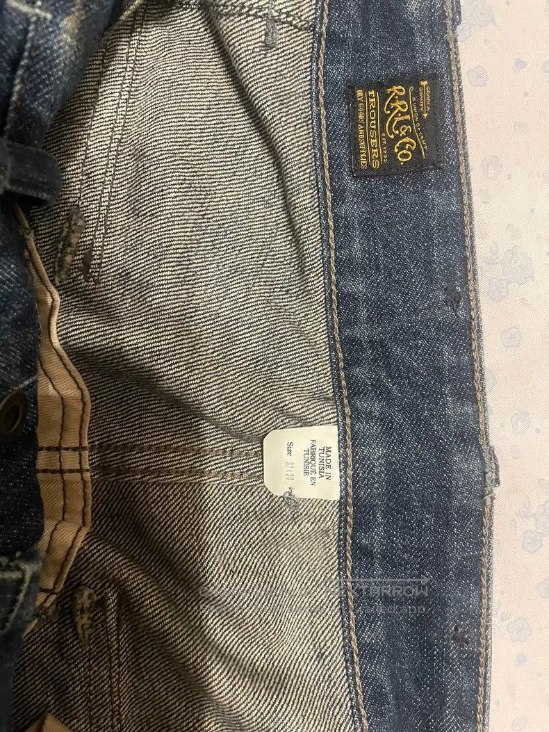 RRL Ralph Lauren RRL Ralph Lauren 23AW Destruction Mud Dyeing Splicing Bull Size US 32 / EU 48 - 3 Thumbnail