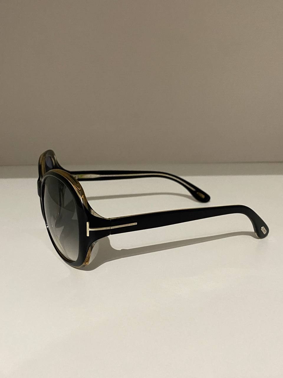Tom Ford Tom Ford CECILE Oval Oversized Retro Vintage Y2k Sunglasses Size ONE SIZE - 4 Thumbnail