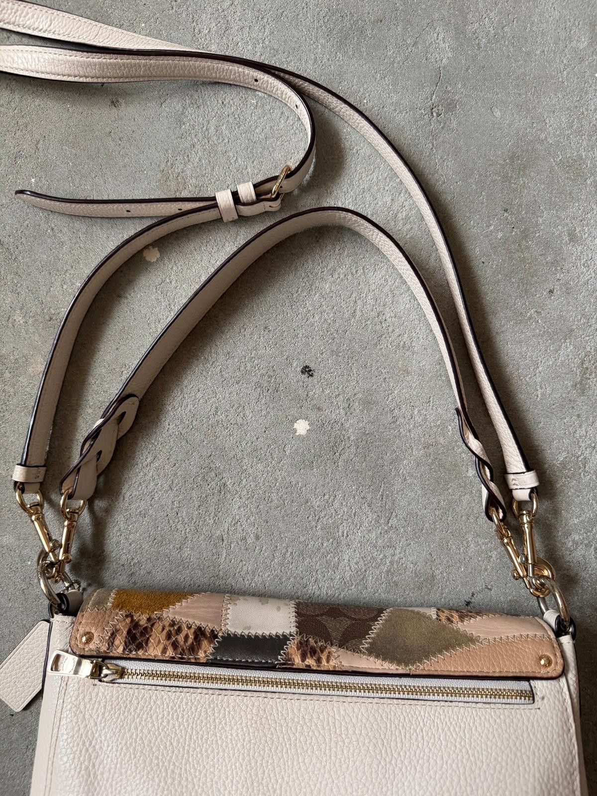 Coach Coach 2Way Jade Patchwork Shoulder Bag Multi Size ONE SIZE - 8 Thumbnail