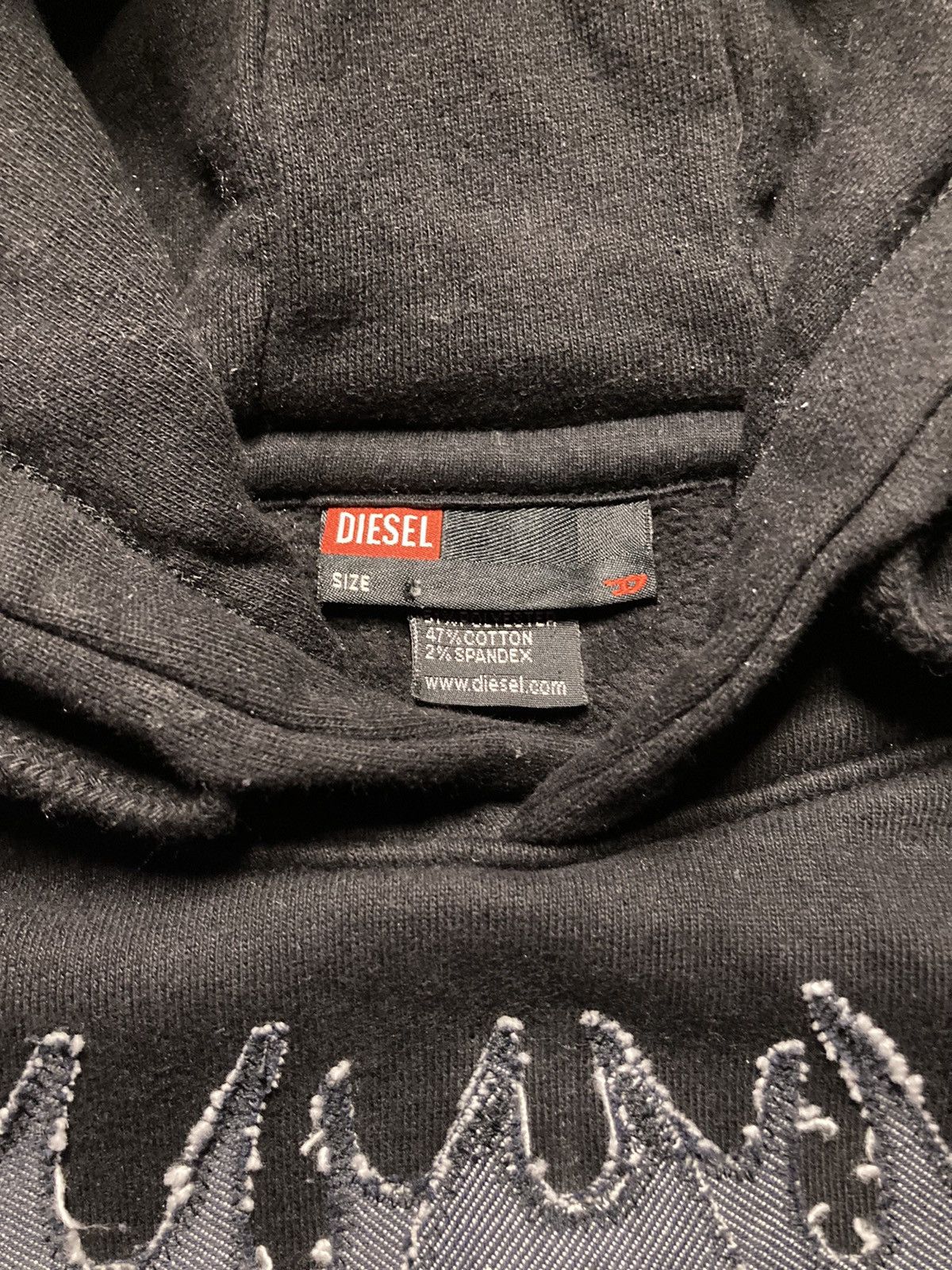 Diesel × Vintage ⛩️Diesel hoodie vintage big logo y2k boxy baggy distressed ⛩️ Size US M / EU 48-50 / 2 - 5 Thumbnail