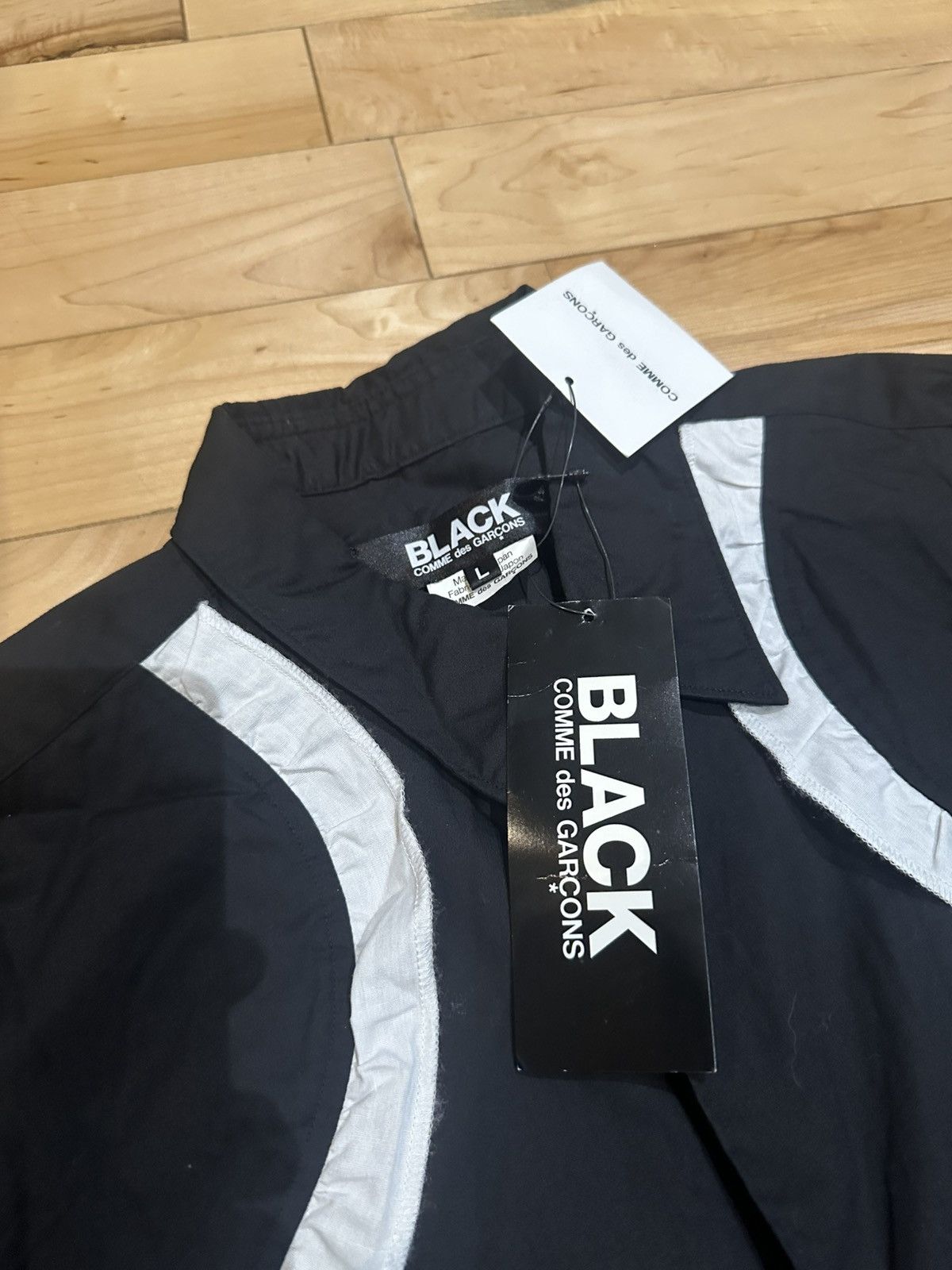Comme des Garcons Black AW 2010 CDG Embellished Long Sleeve Button Up ...
