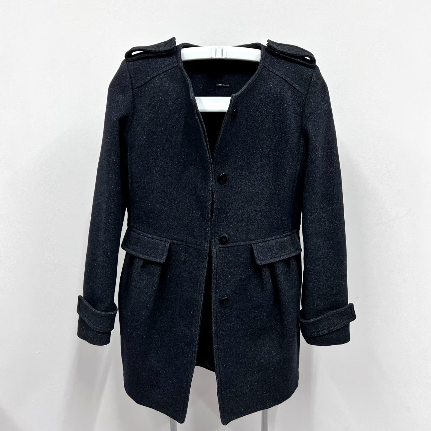 Isabel Marant VINTAGE Isabel Marant Zoya Coat Wool Jacket Women's S Gray Wool Jacket Isabel Marant Zoya 90s Womens Size S / US 4 / IT 40 - 3 Thumbnail