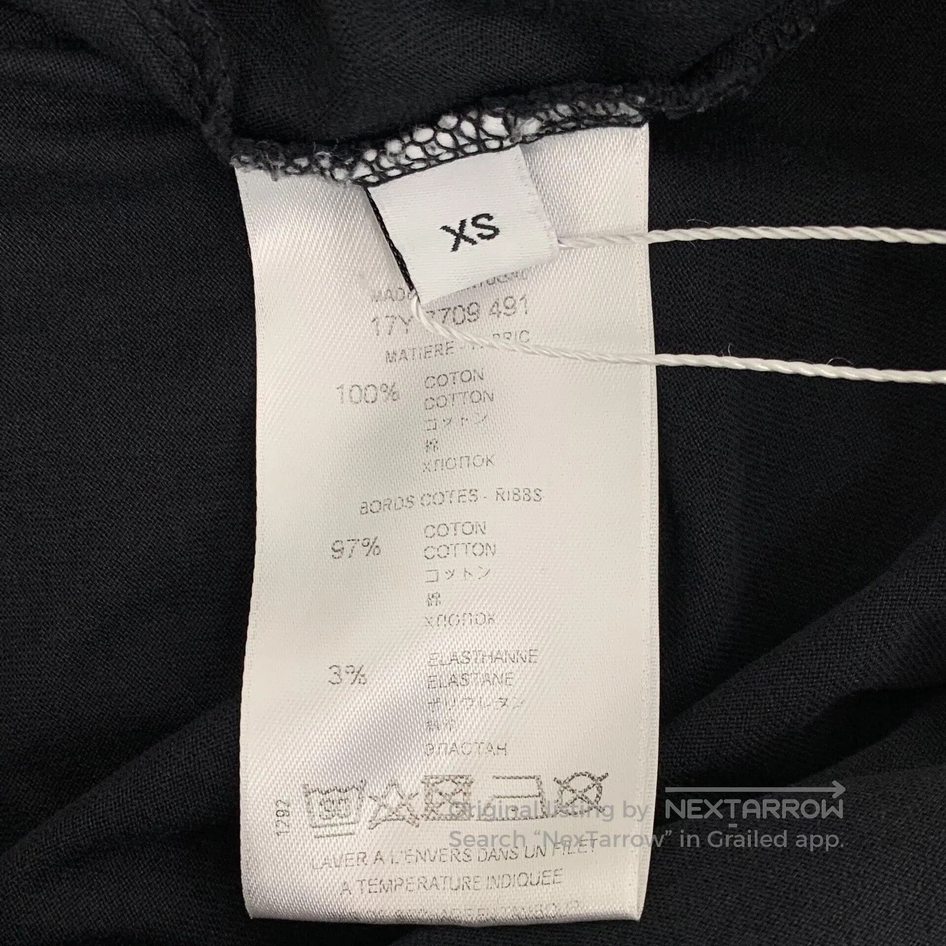 Givenchy Givenchy Black Deer Print Cotton Crewneck T-shirt. Size XS / US 0-2 / IT 36-38 - 7 Thumbnail
