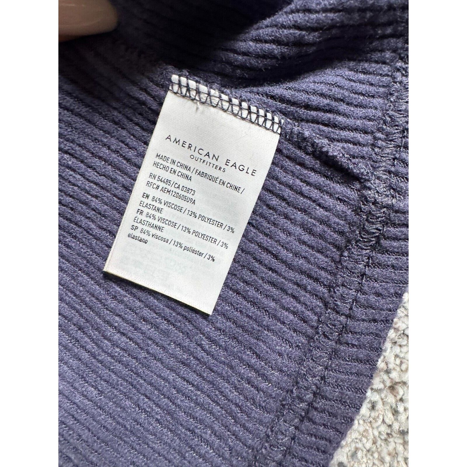 American Eagle Outfitters American Eagle Dress Large Henley Ribbed 2010s Bella Swann Size L / US 10 / IT 46 - 8 Thumbnail