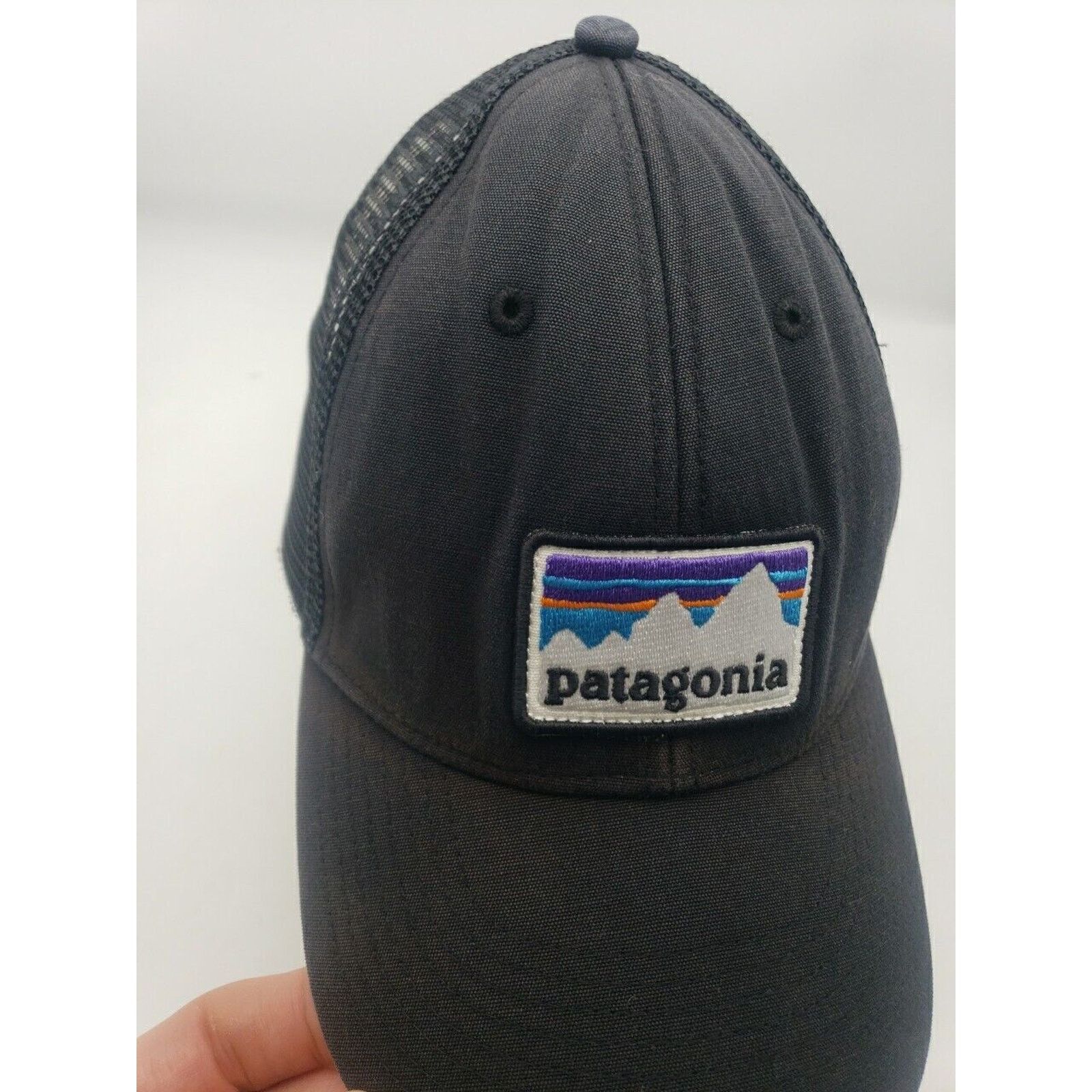 Patagonia Patagonia Logo Distressed Trucker Snapback Hat Men Faded Size ONE SIZE - 3 Thumbnail