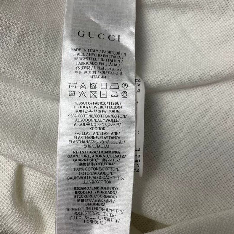 Gucci Gucci Interlocking Logo collar logo short-sleeved polo shir Size US L / EU 52-54 / 3 - 4 Thumbnail