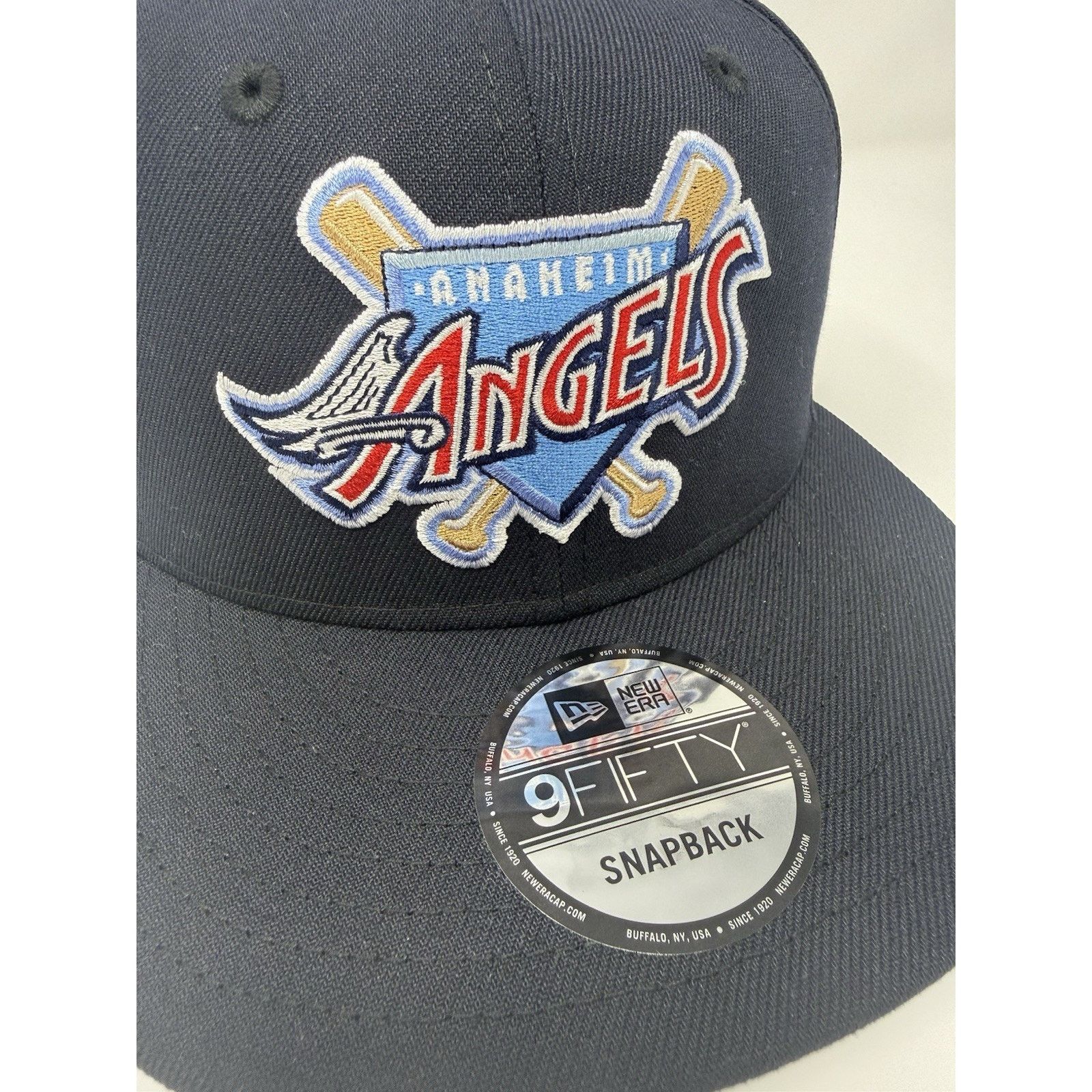 New Era New Era 9FIFTY Anaheim Angels Snapback Hat 40th Season Patch Size ONE SIZE - 1 Thumbnail