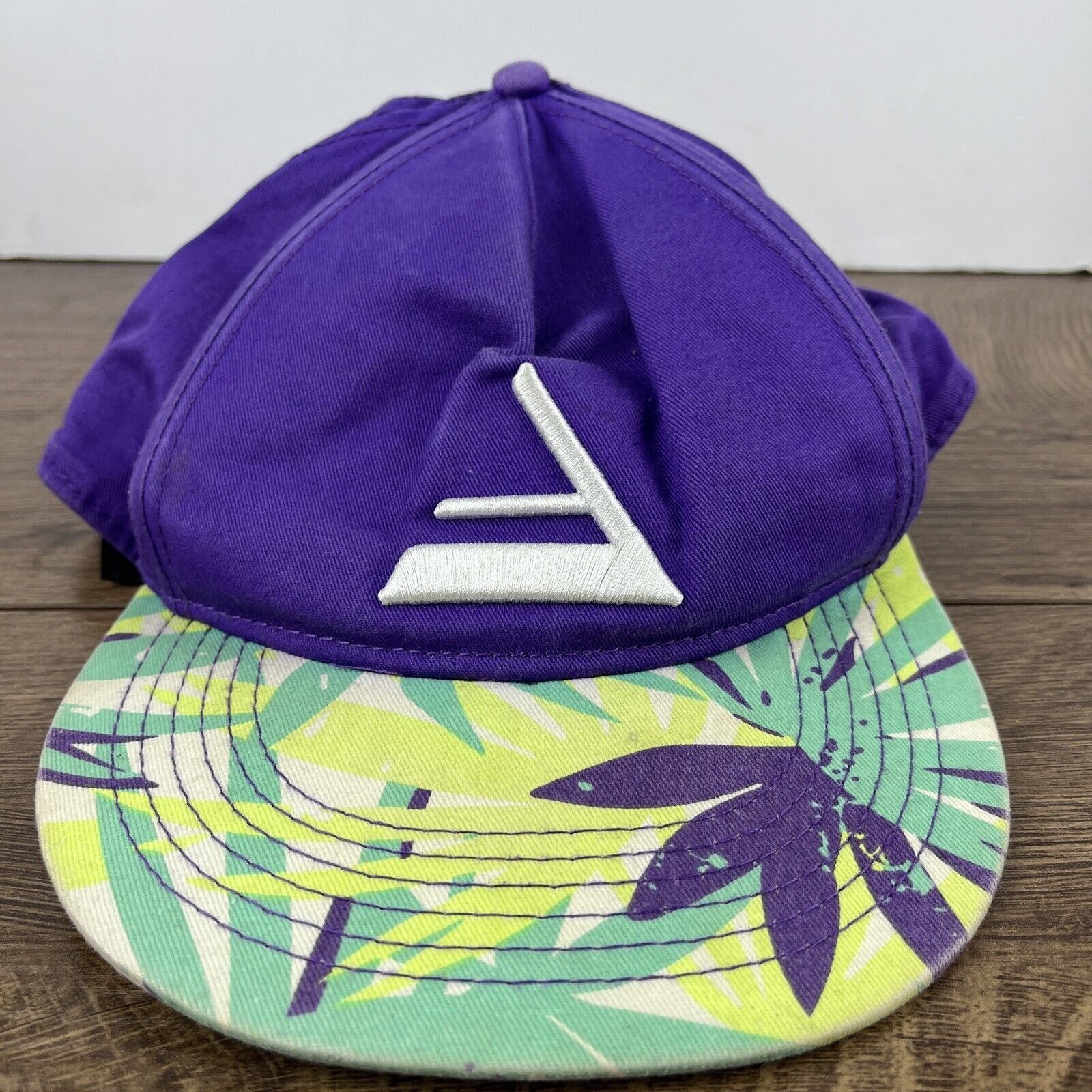 Other Palm Tree Hat Pyramid Purple Hat Adjustable Adult Size Hat P Size ONE SIZE - 3 Thumbnail