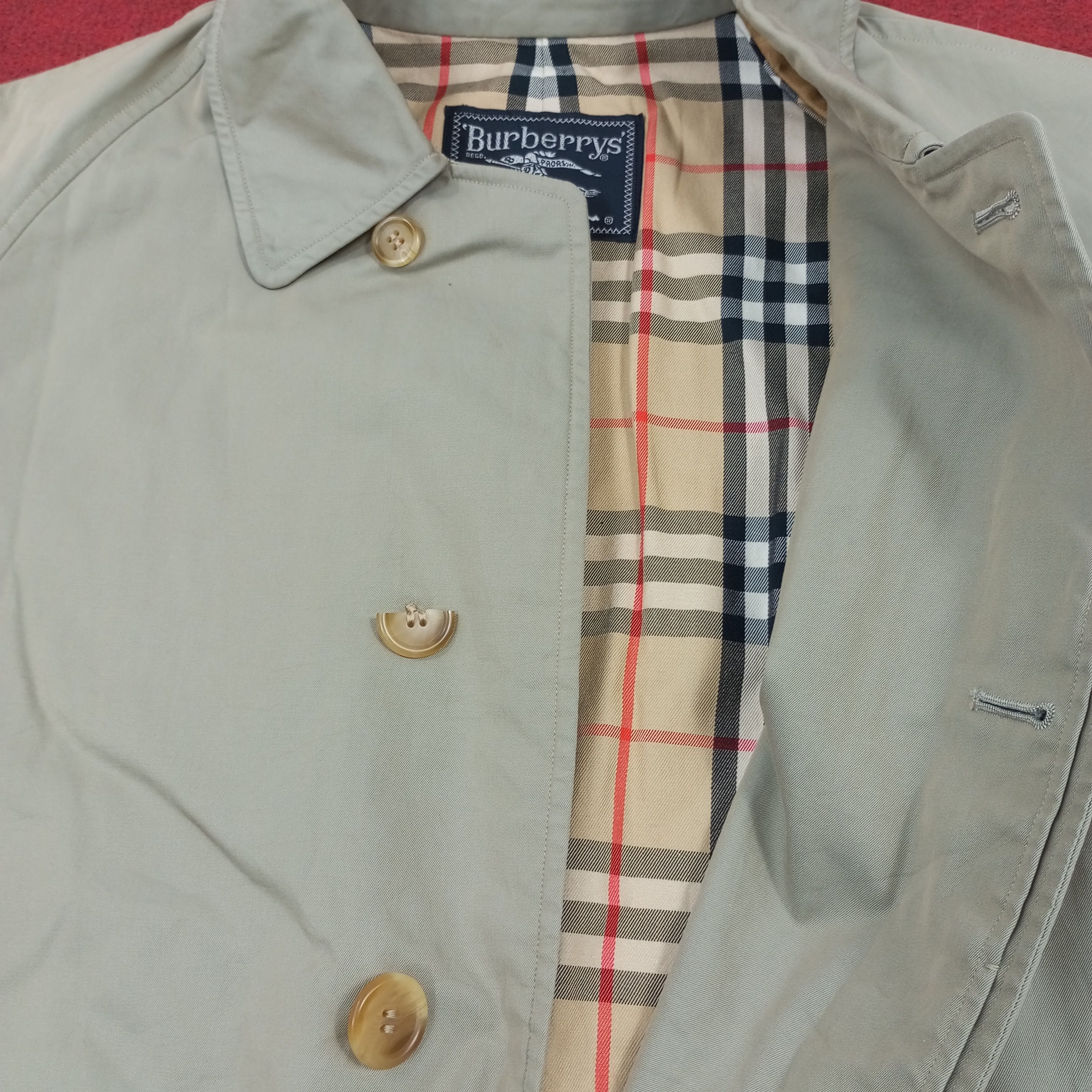 Burberry × Vintage Burberrys Fashion Brand Trench Coat Jacket Size US L / EU 52-54 / 3 - 7 Thumbnail