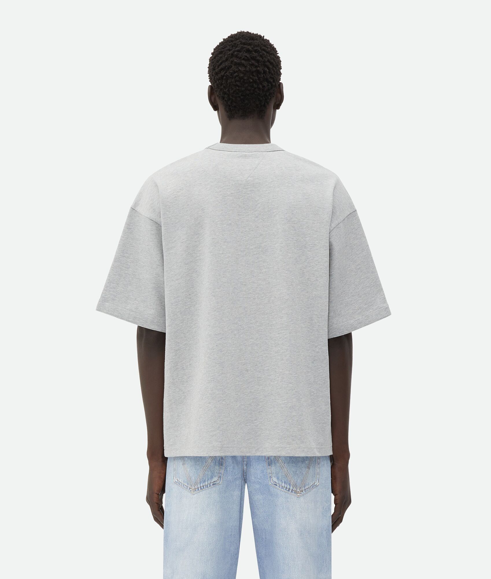Bottega Veneta o1loc1c0325 745093 Heavy Jersey Relaxed T-Shirt Light Grey Size US S / EU 44-46 / 1 - 3 Thumbnail