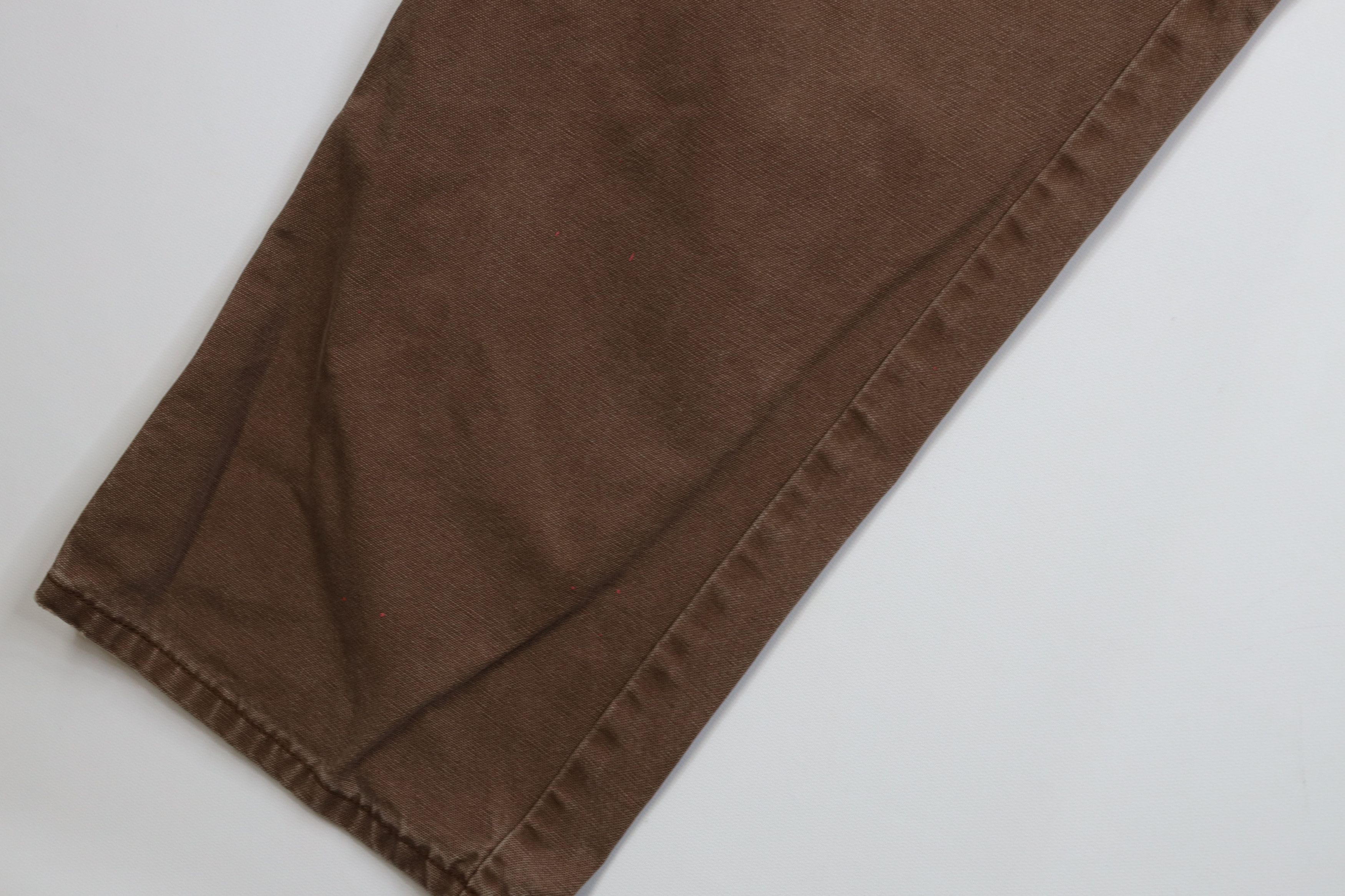 Dickies Vintage Y2K Dickies Workwear Wide Leg Dungaree Pants Brown Size US 42 / EU 58 - 6 Thumbnail