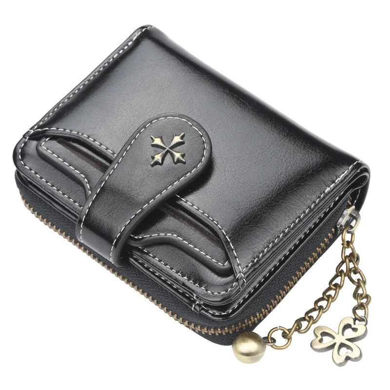 Japanese Brand leather short cross Wallet Size ONE SIZE - 3 Thumbnail
