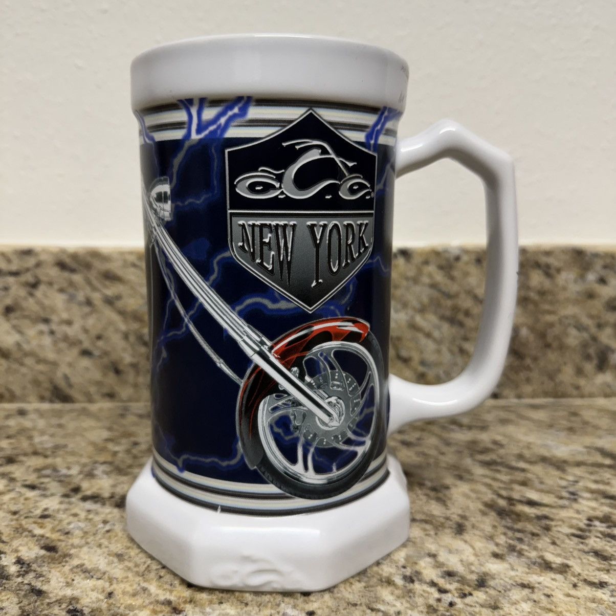 Vintage × West Coast Choppers 2005 Orange County Choppers New York Motorcycle 7” Mug 36 OZ Size ONE SIZE - 1 Thumbnail