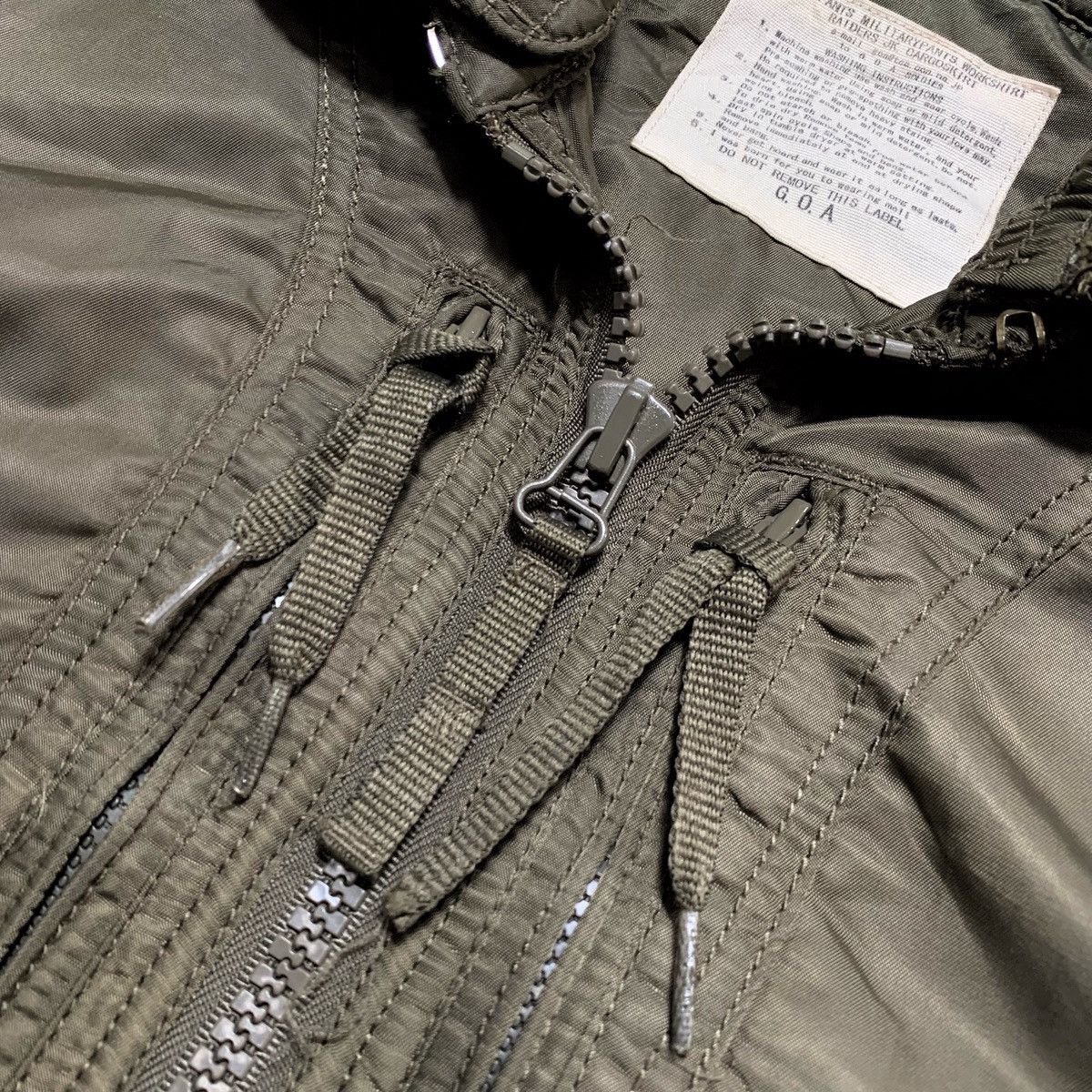 Vintage 90s G. O. A Military Riders Bomber Jacket