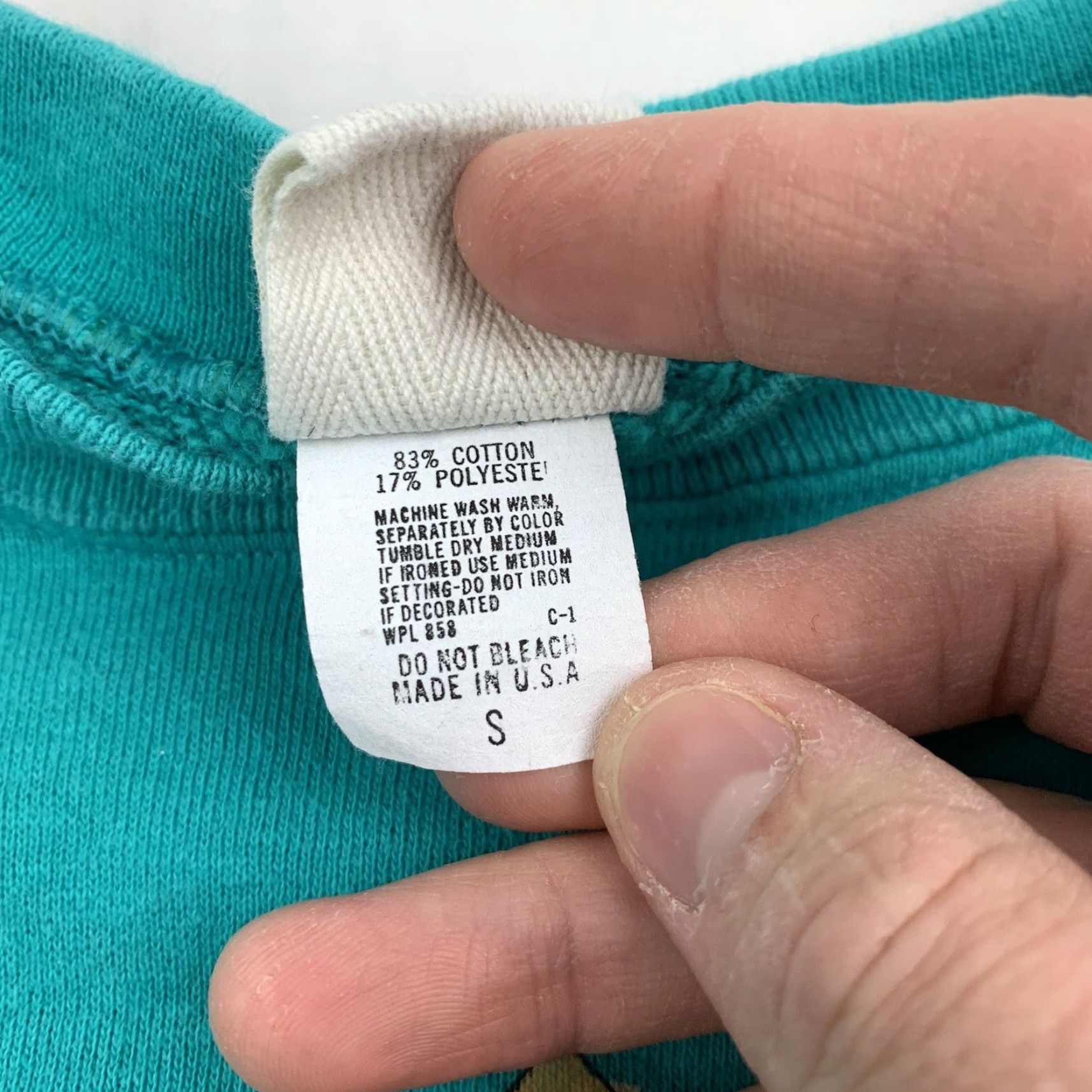 Vintage VINTAGE Myrtle Beach Sweatshirt Womens Small Blue Pullover Lighthouse Beach 90s Size S / US 4 / IT 40 - 4 Thumbnail