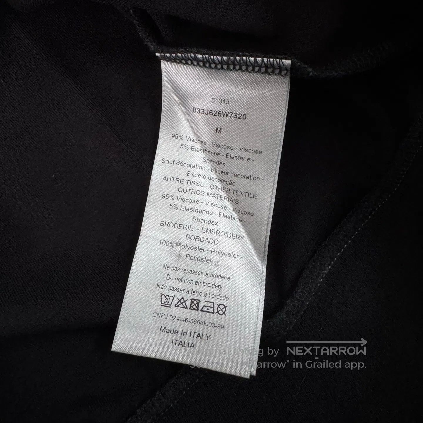 Dior Dior Green flame short-sleeved T-shirt| Size US M / EU 48-50 / 2 - 5 Thumbnail