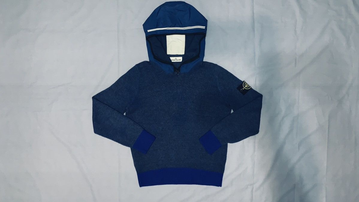 Stone Island Stone island knitted hoodie | Grailed