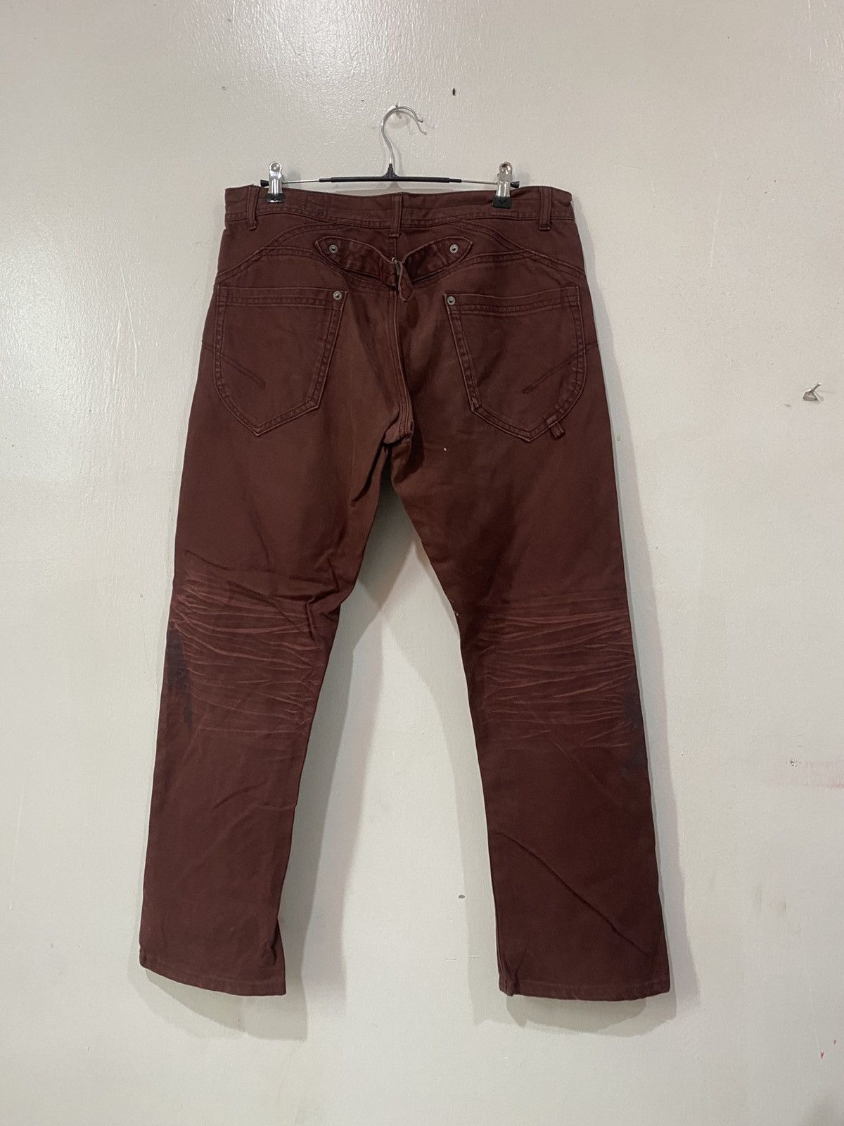 semanticdesign Semantic Design Buckle Wording Flare Pants Size US 33 - 2 Thumbnail