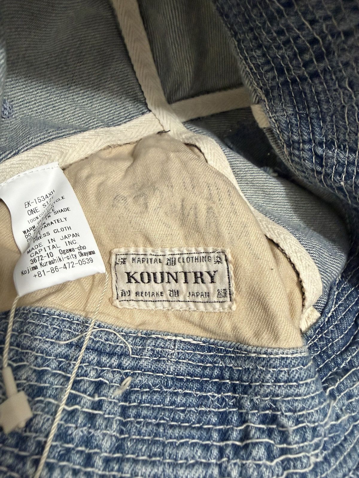 Kapital KAPITAL KOUNTRY THE OLD MAN & THE SEA BUCKET HAT Size ONE SIZE - 9 Thumbnail