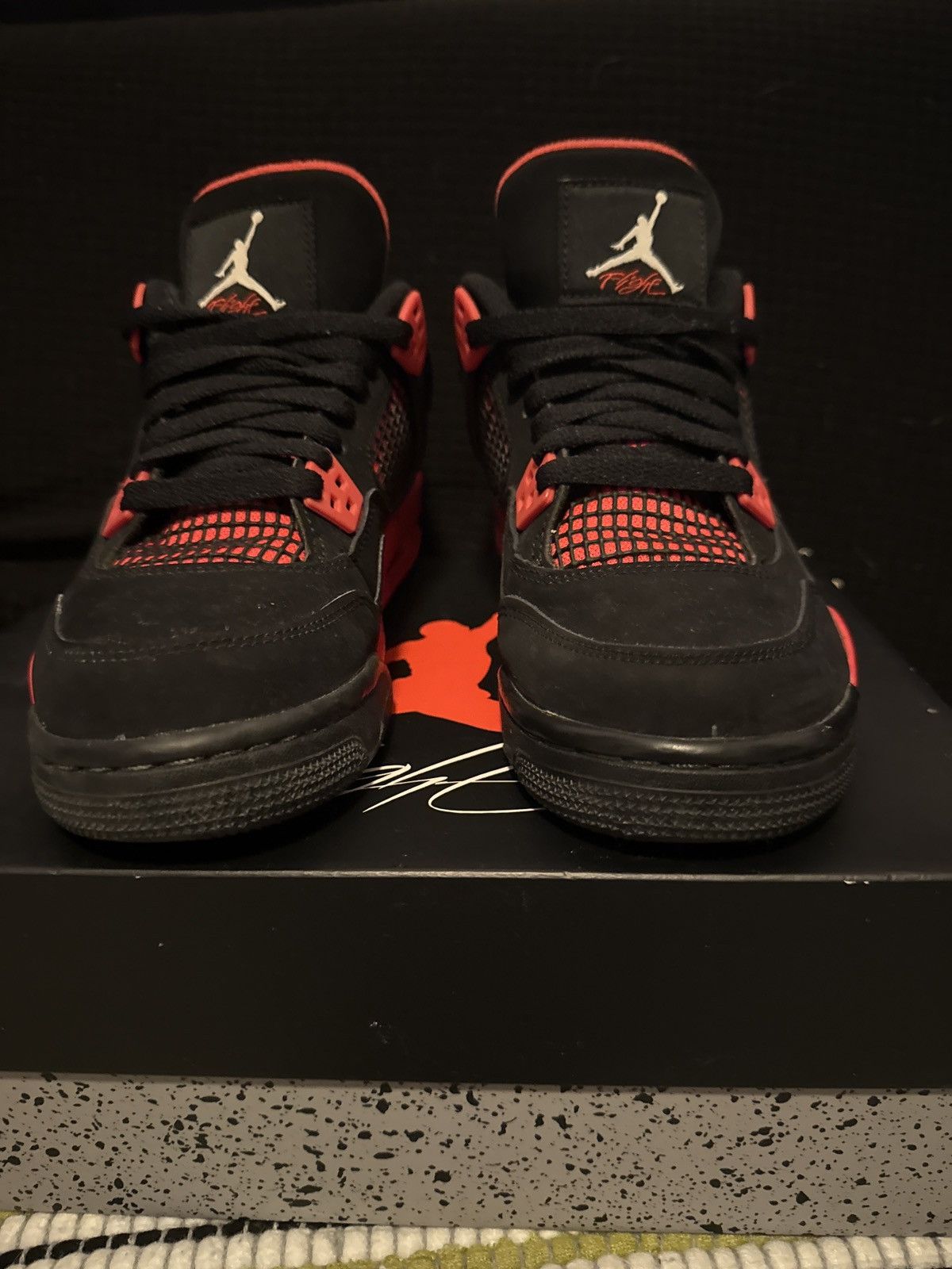 Jordan Brand Jordan 4 retro Red thunder GS Size US 6 / EU 39 - 4 Thumbnail