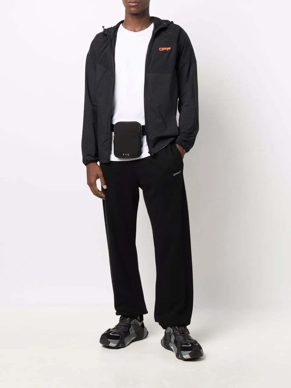 Off-White o1gr1nt0125 Size: L/XL / Repeat Utility Leather Belt Black Size ONE SIZE - 2 Thumbnail