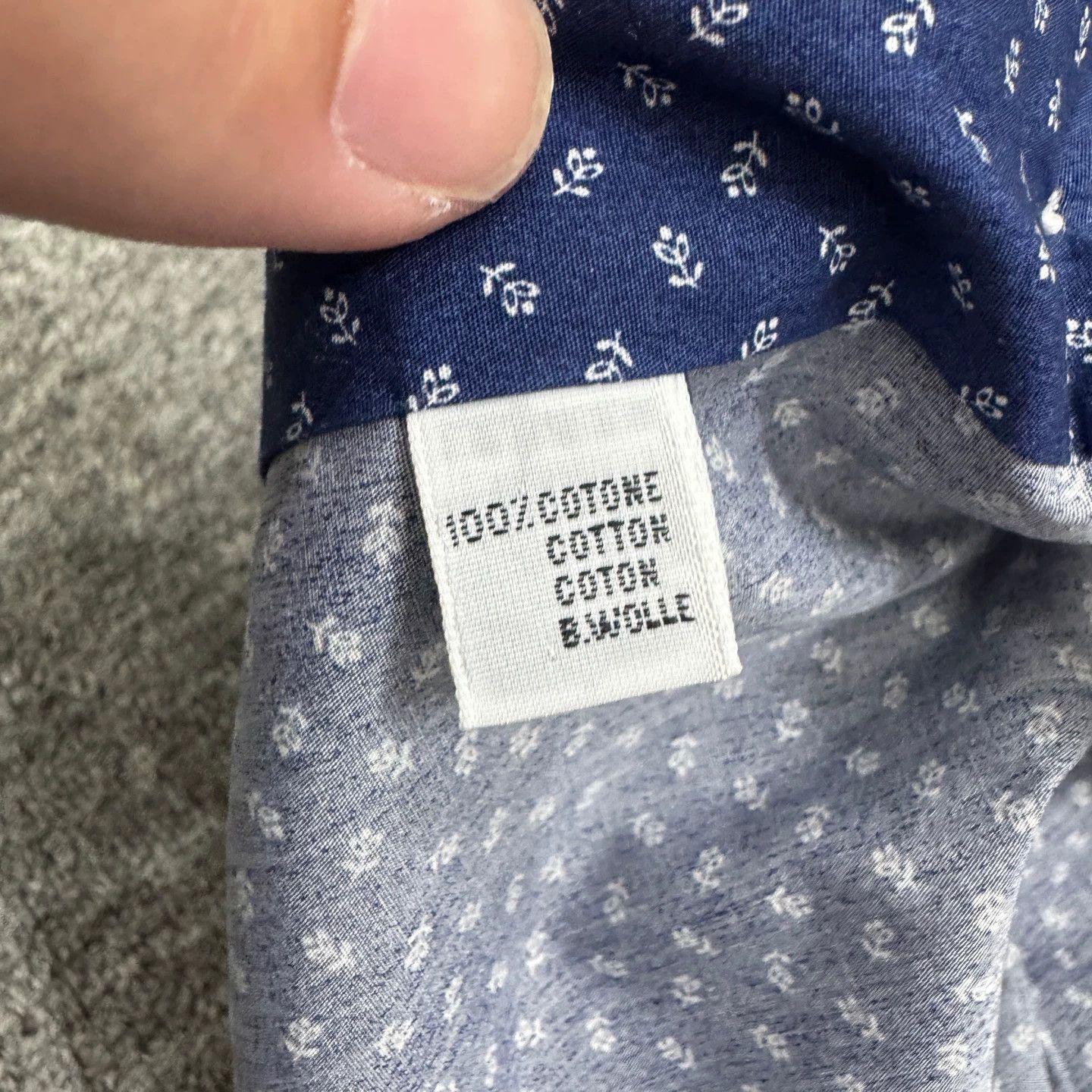 Kiton Kiton Floral All-Over Print Shirt Size 38 Size US S / EU 44-46 / 1 - 4 Thumbnail