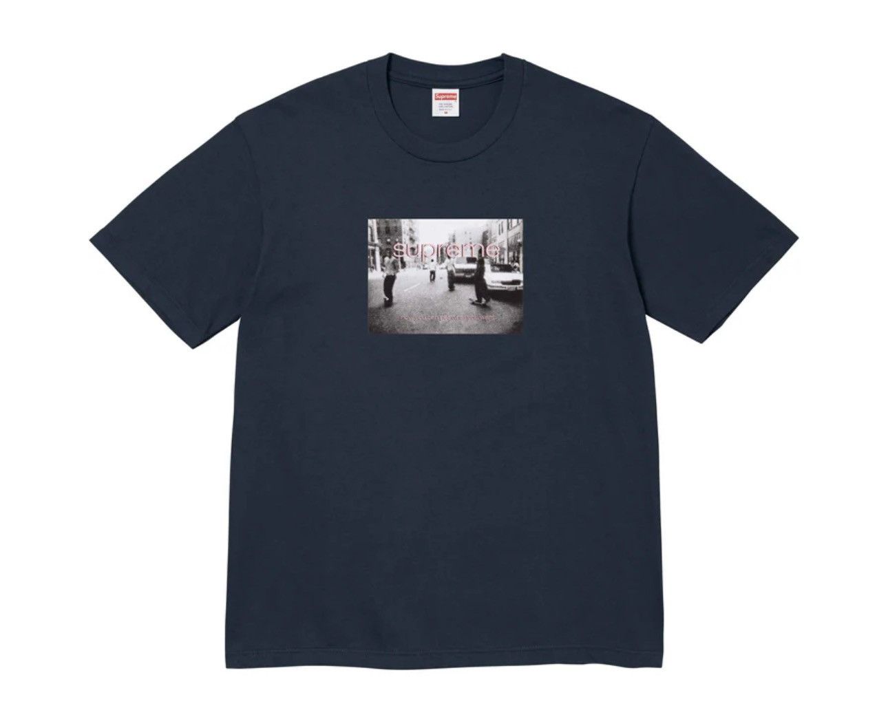 image of Supreme Crew 96 Tee in Navy, Men's (Size Medium)