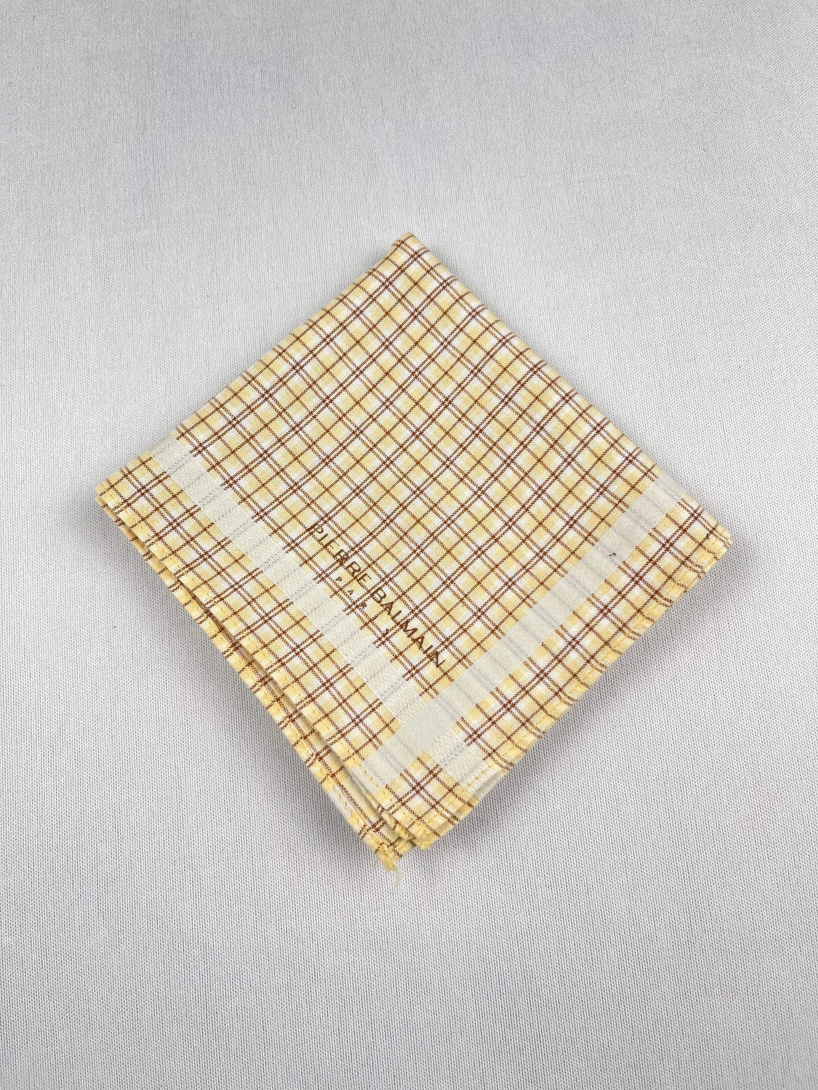 Pierre Balmain Vtg Pierre Balmain Handkerchief Pocket Square Bandana HM0043 Size ONE SIZE - 3 Thumbnail