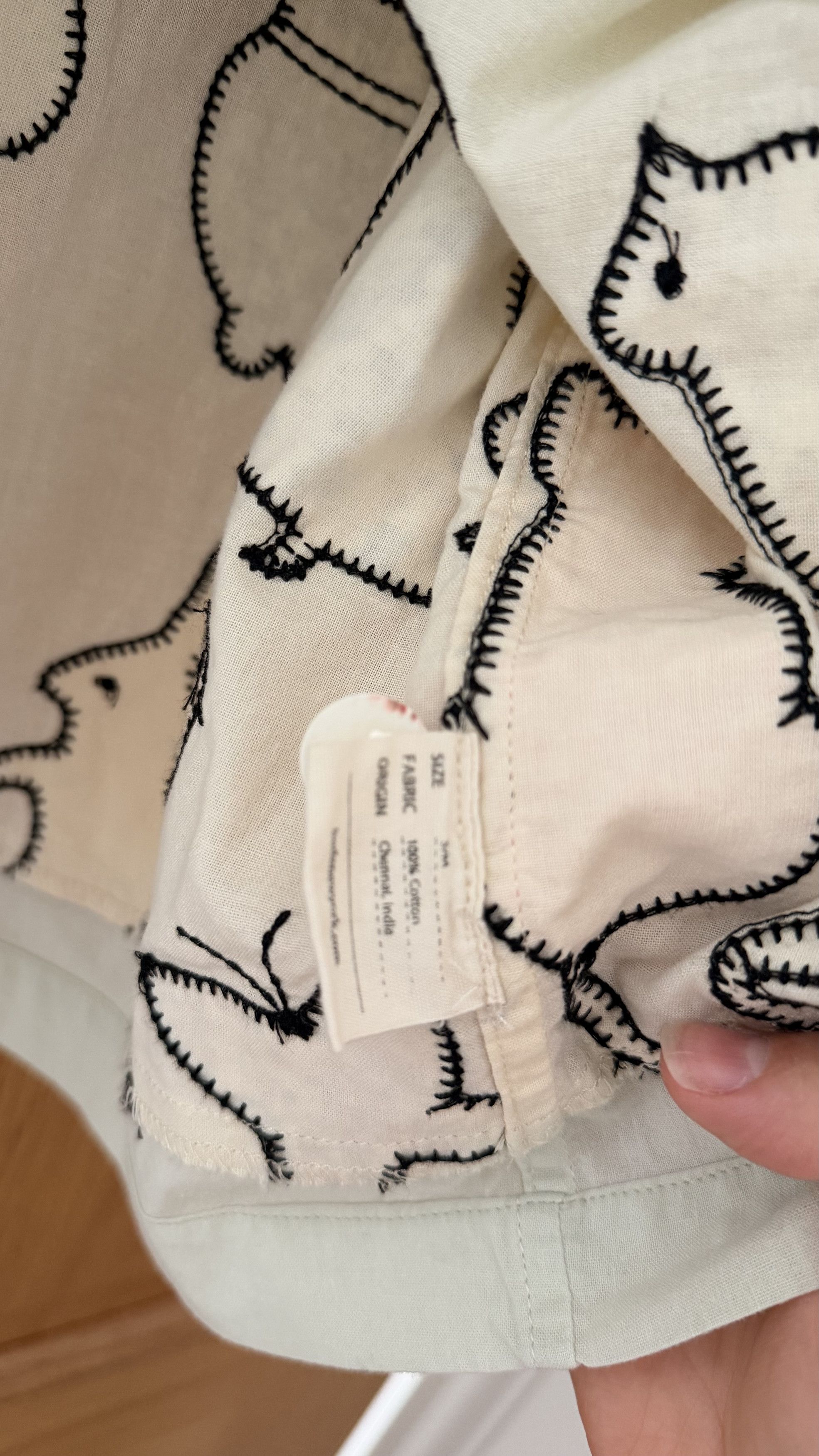 Bode Bode Hand Appliqué Camp Collar Shirt – Folk Art Patchwork Size US S / EU 44-46 / 1 - 5 Thumbnail