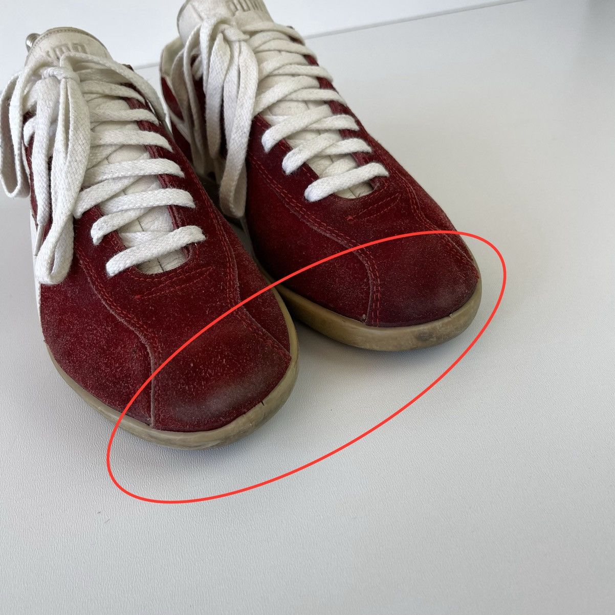 Puma Puma Red Star 70’s-80’s Vintage Shoes Red Made in France Size US 7 / EU 40 - 12 Thumbnail