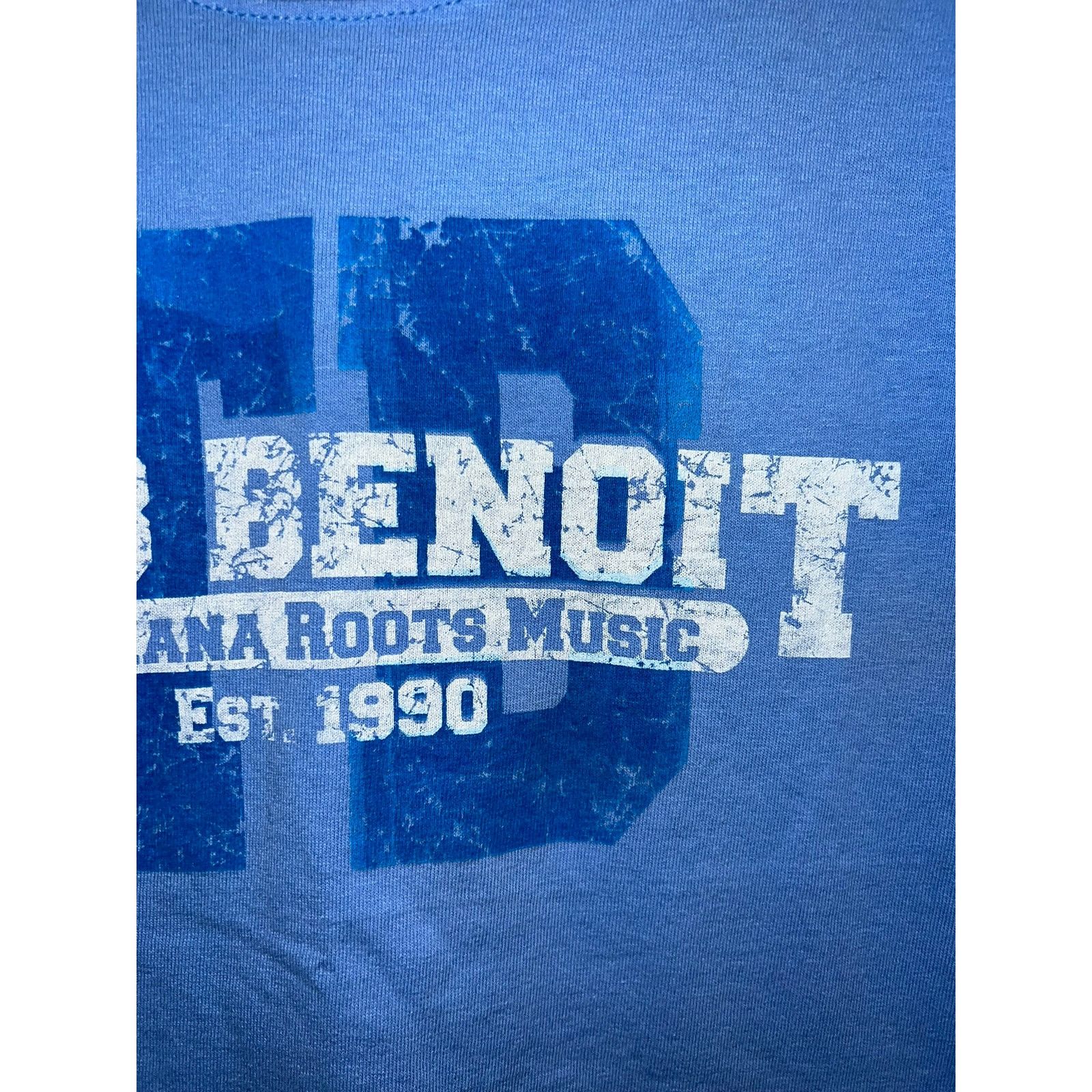 Gildan Vintage Tab Benoit Shirt Lousiana Roots Music Tour Tee L Size US L / EU 52-54 / 3 - 4 Thumbnail