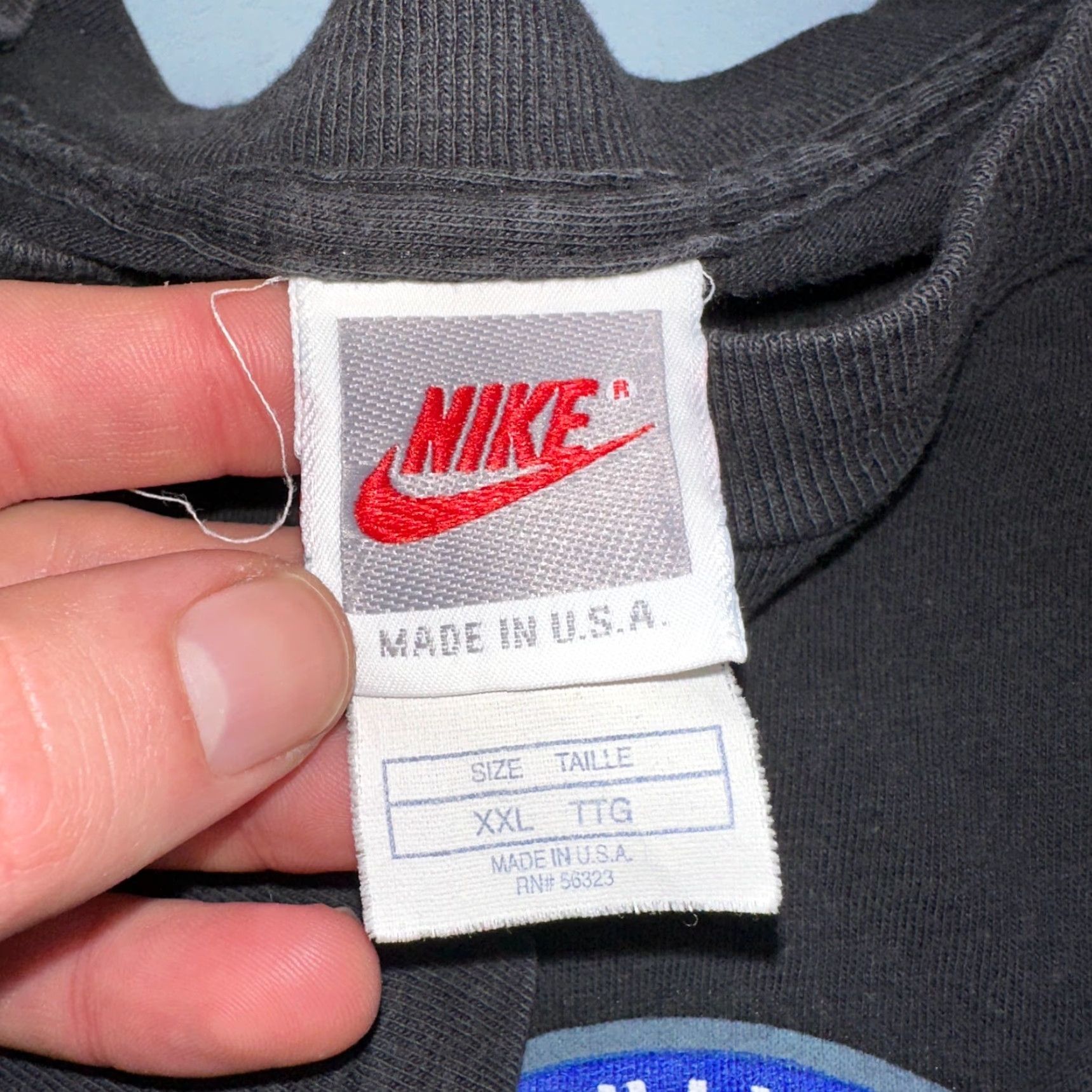 Nike VINTAGE Nike Barkley 90s VTG T Shirt Basketball Gray Tag Single Stitch Phoenix Force 2XL Size US XXL / EU 58 / 5 - 7 Thumbnail