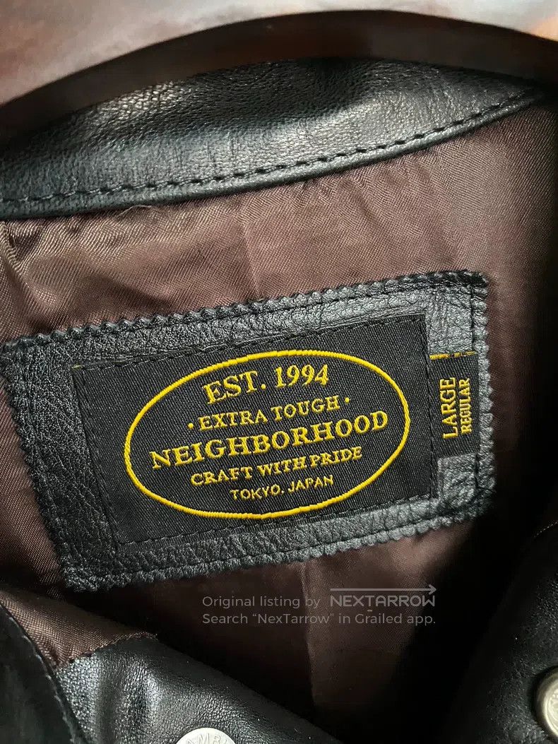Neighborhood Neighborhood Horse leather jacket, size L Size US L / EU 52-54 / 3 - 3 Thumbnail
